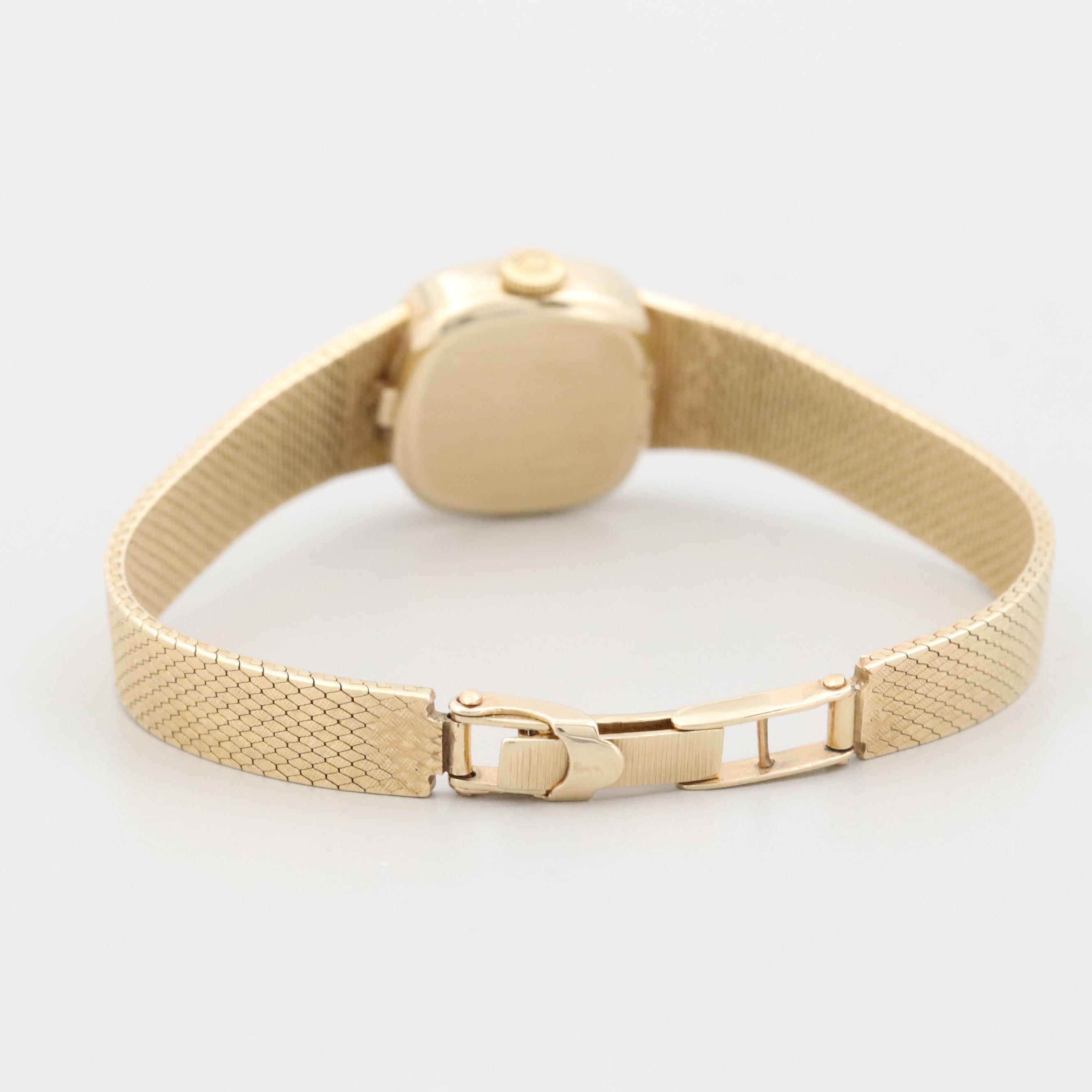 Vintage Rolex 8113 14K Gold Cocktail Watch Stem Wind Watch