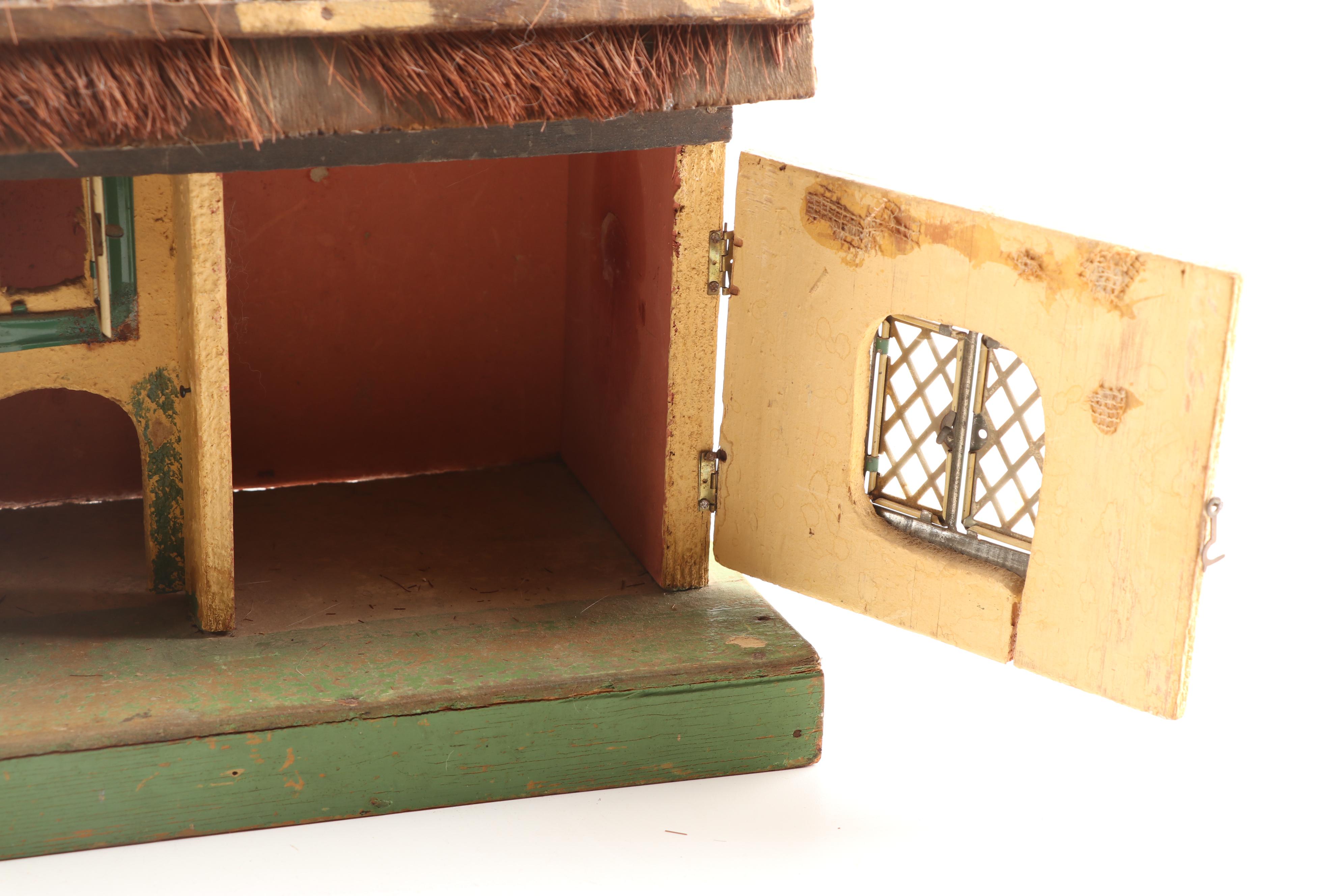 Vintage European Cottage Style Doll House, Early 20th Century