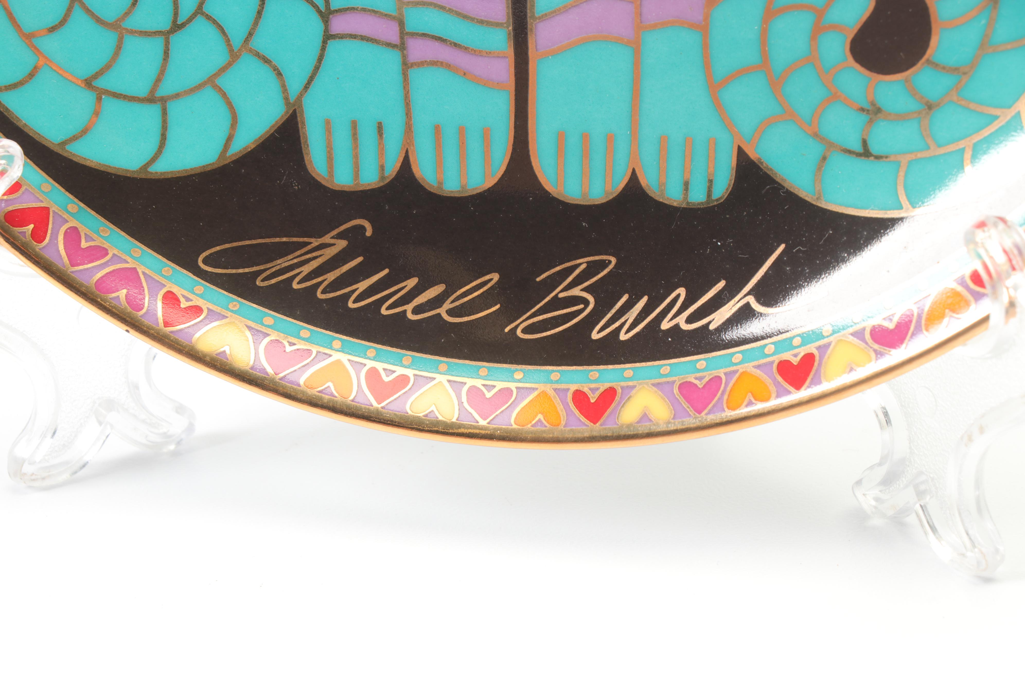 Laurel Burch by Royal Doulton Limited Edition Cat Plates, 1990s