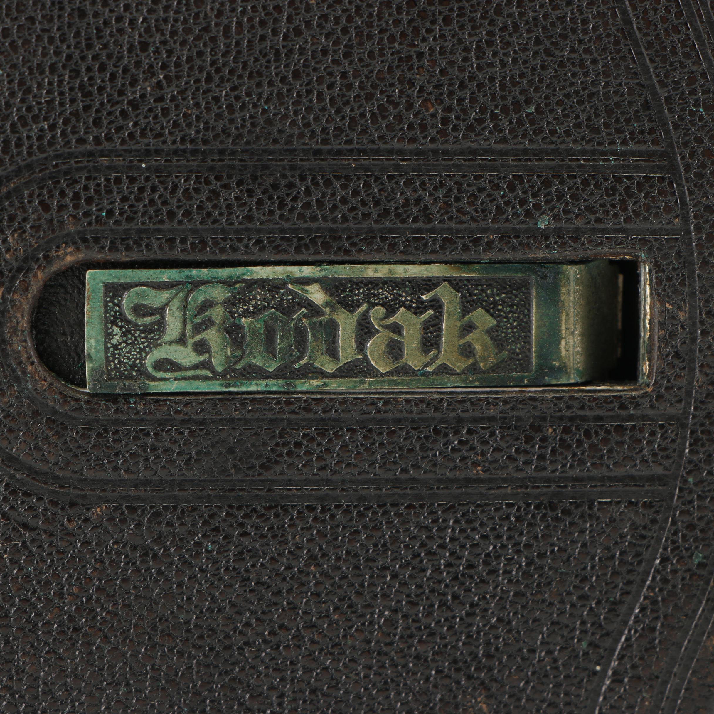 Vintage Kodak 3A Autographic Model B Brownie Camera with Camera Bag