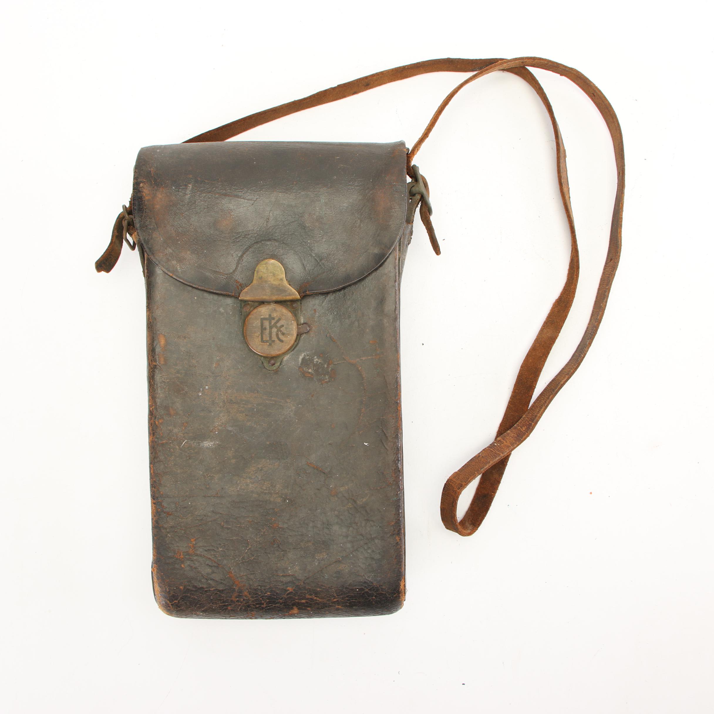 Vintage Kodak 3A Autographic Model B Brownie Camera with Camera Bag