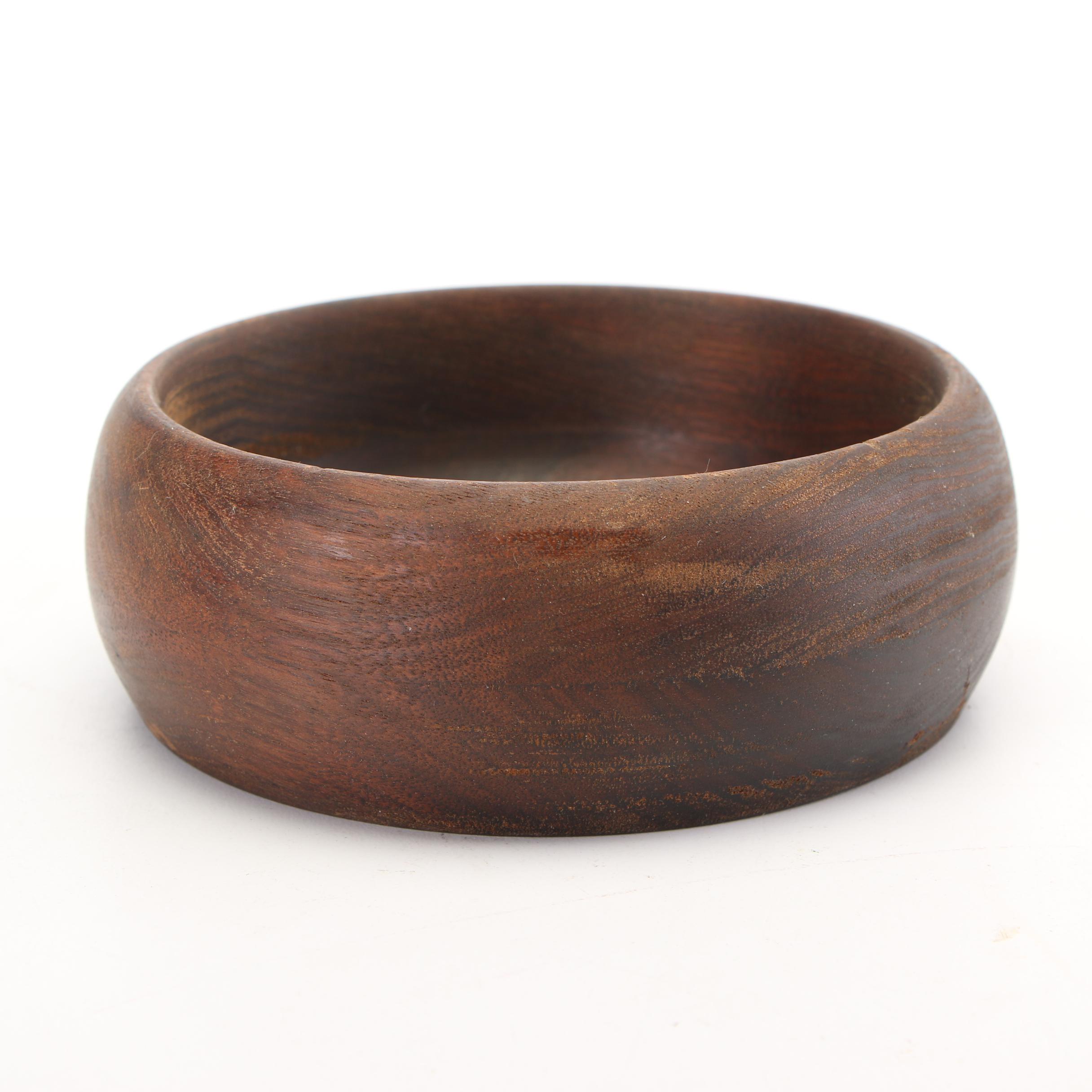 Danish Modern Style Acacia Wooden Bowls and Platter