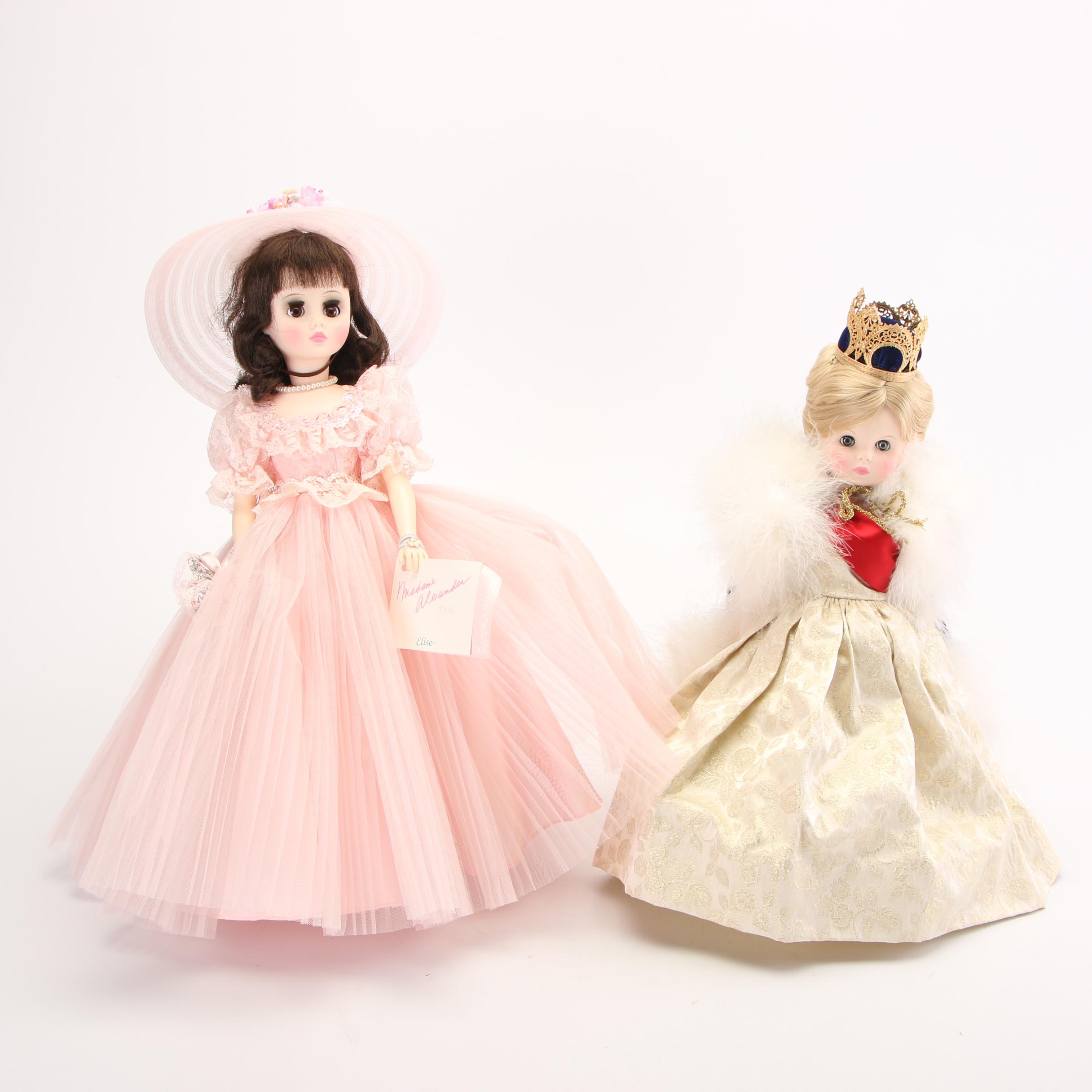 Madame Alexander "Bridesmaid", "Scarlett", "Elise" and Other Dolls