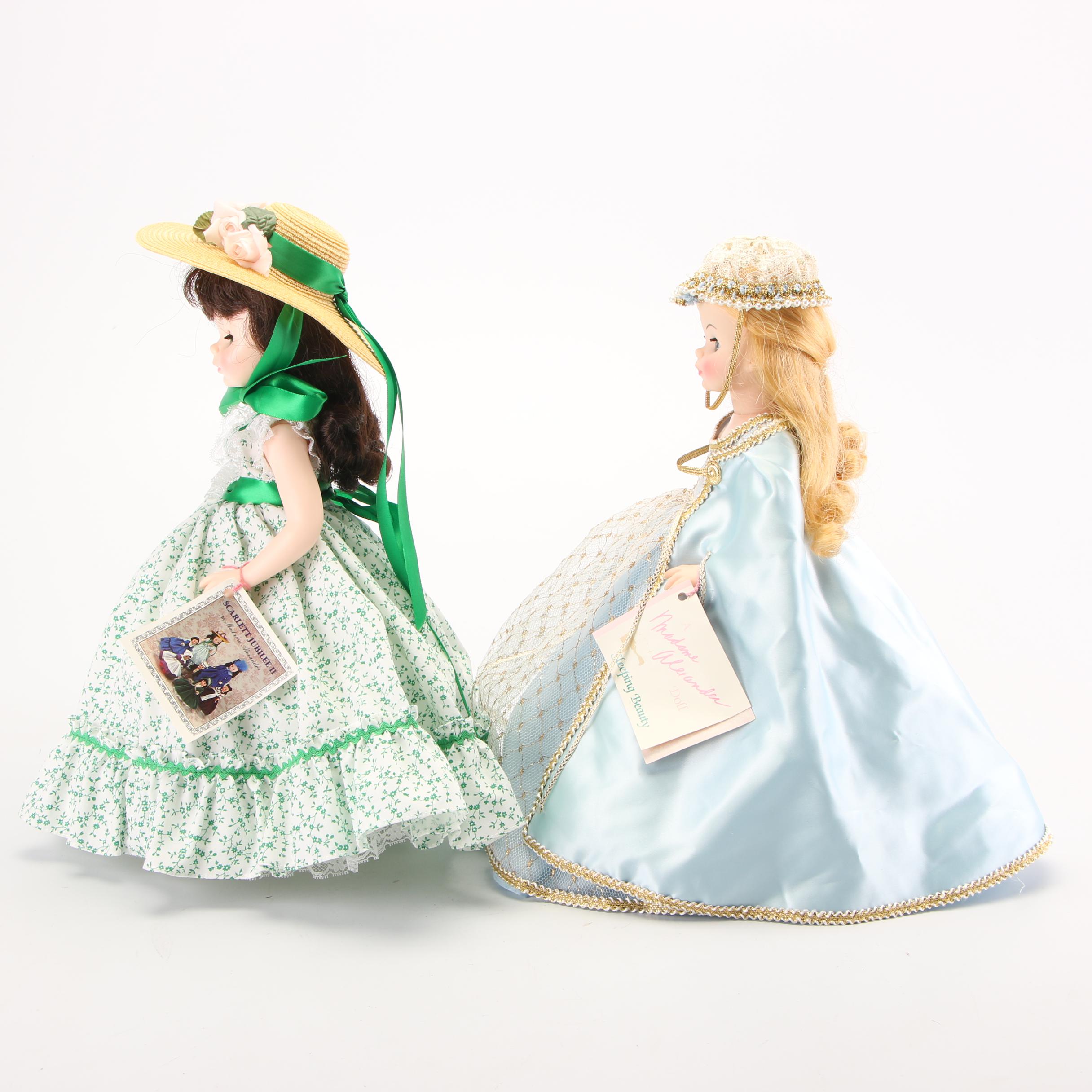 Madame Alexander "Bridesmaid", "Scarlett", "Elise" and Other Dolls