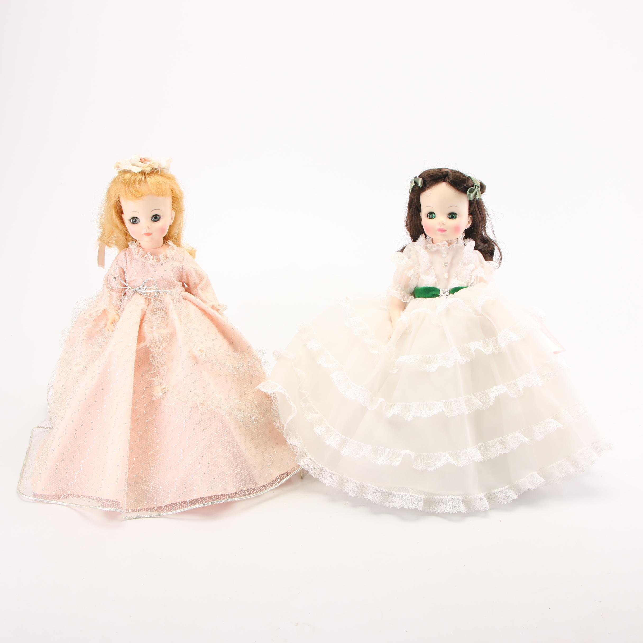 Madame Alexander "Bridesmaid", "Scarlett", "Elise" and Other Dolls