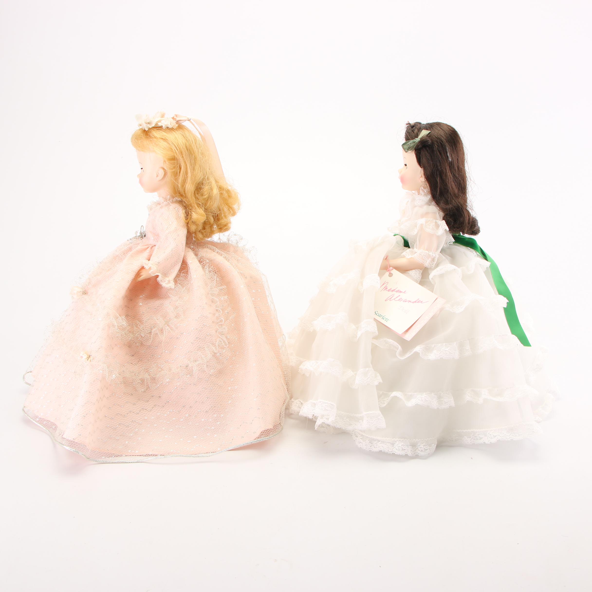 Madame Alexander "Bridesmaid", "Scarlett", "Elise" and Other Dolls