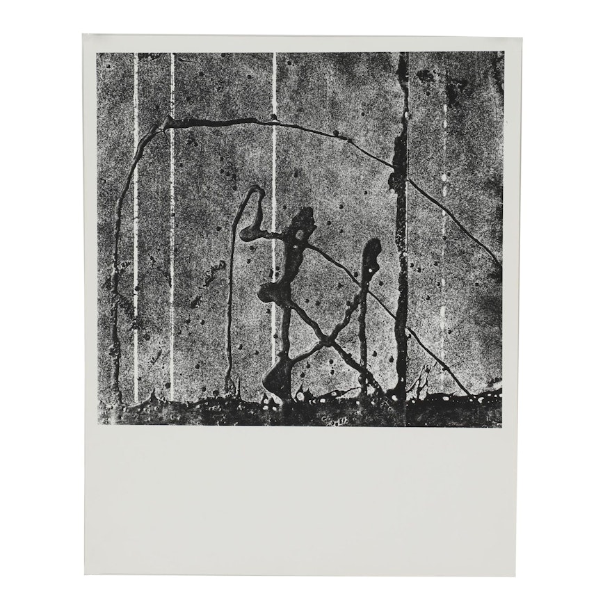 Don Jim Silver Gelatin Photograph from "Warriors (Abstract Tar Drippings)"