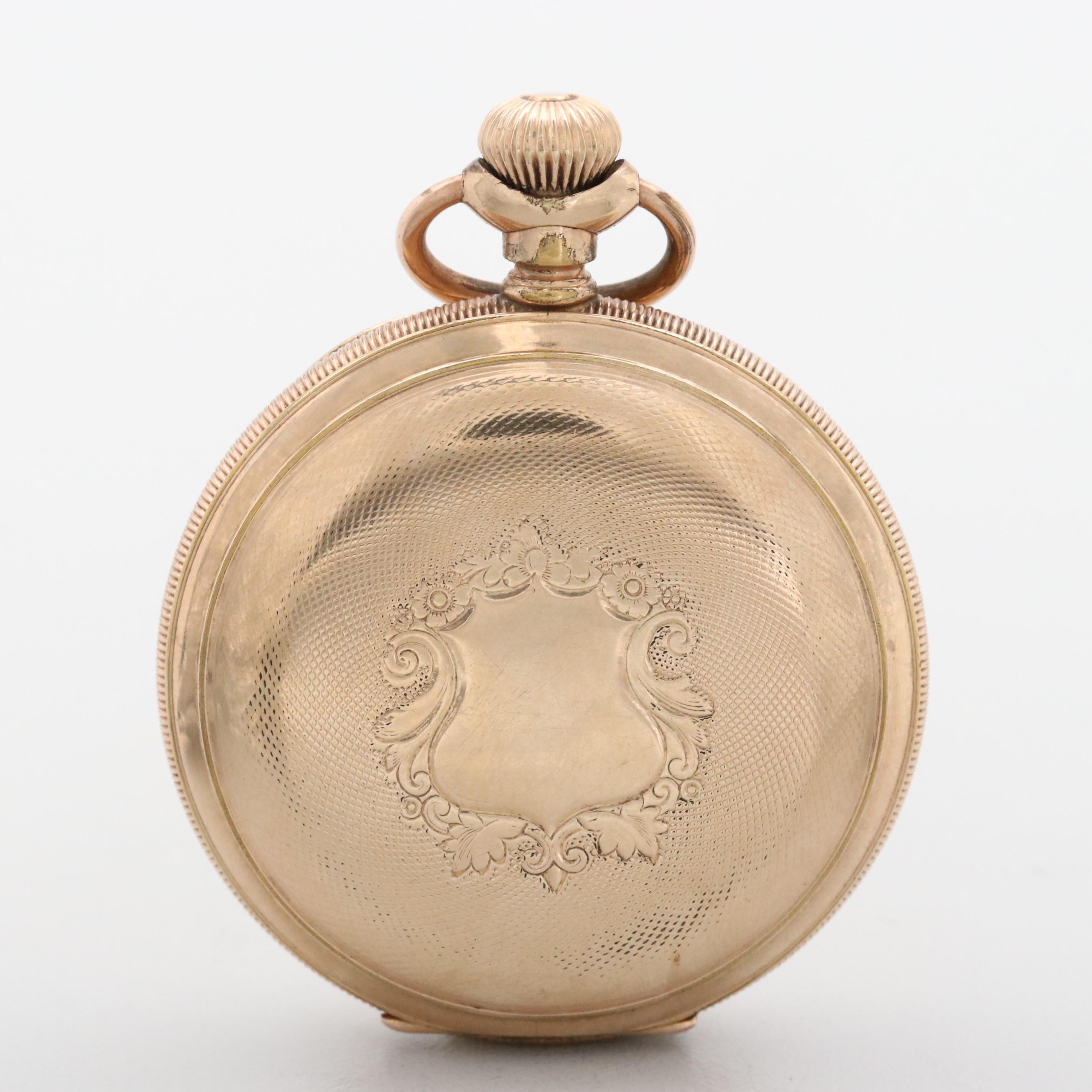 Antique Elgin Gold Filled Hunter Case Pocket Watch, 1898