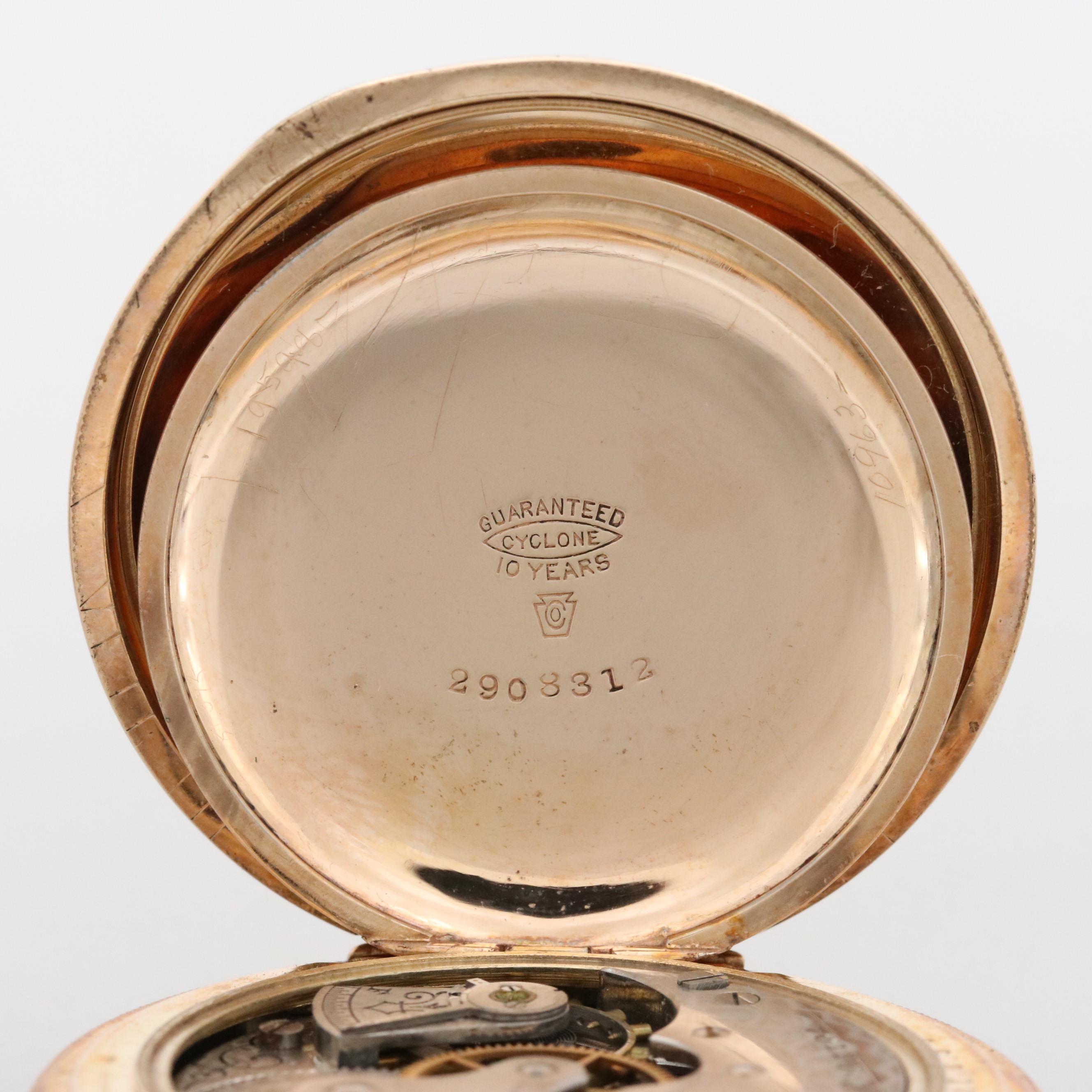 Antique Elgin Gold Filled Hunter Case Pocket Watch, 1898