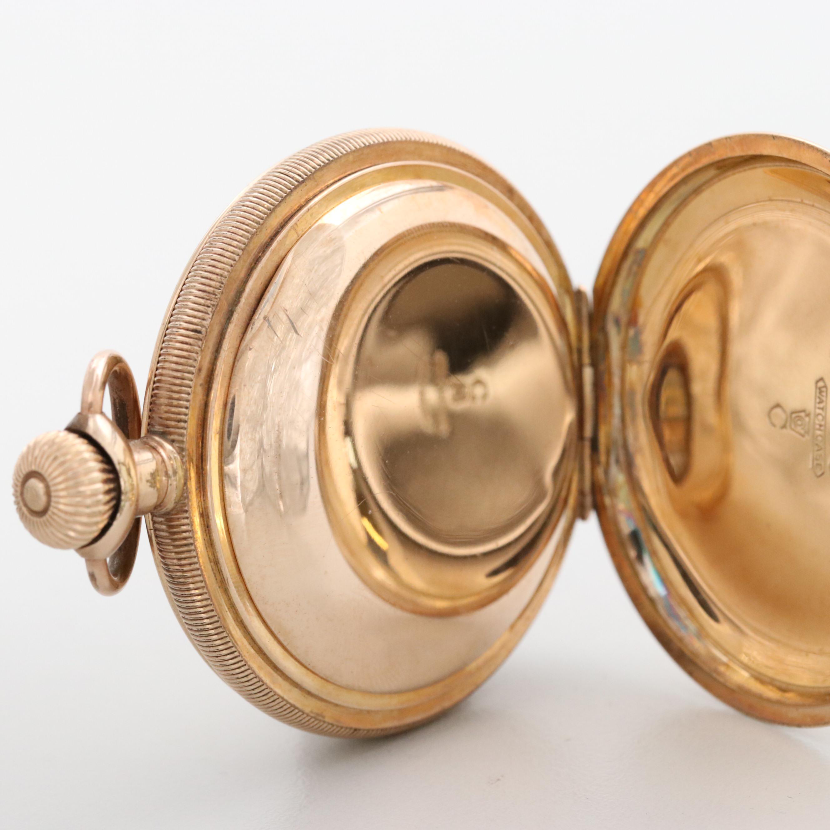 Antique Elgin Gold Filled Hunter Case Pocket Watch, 1898