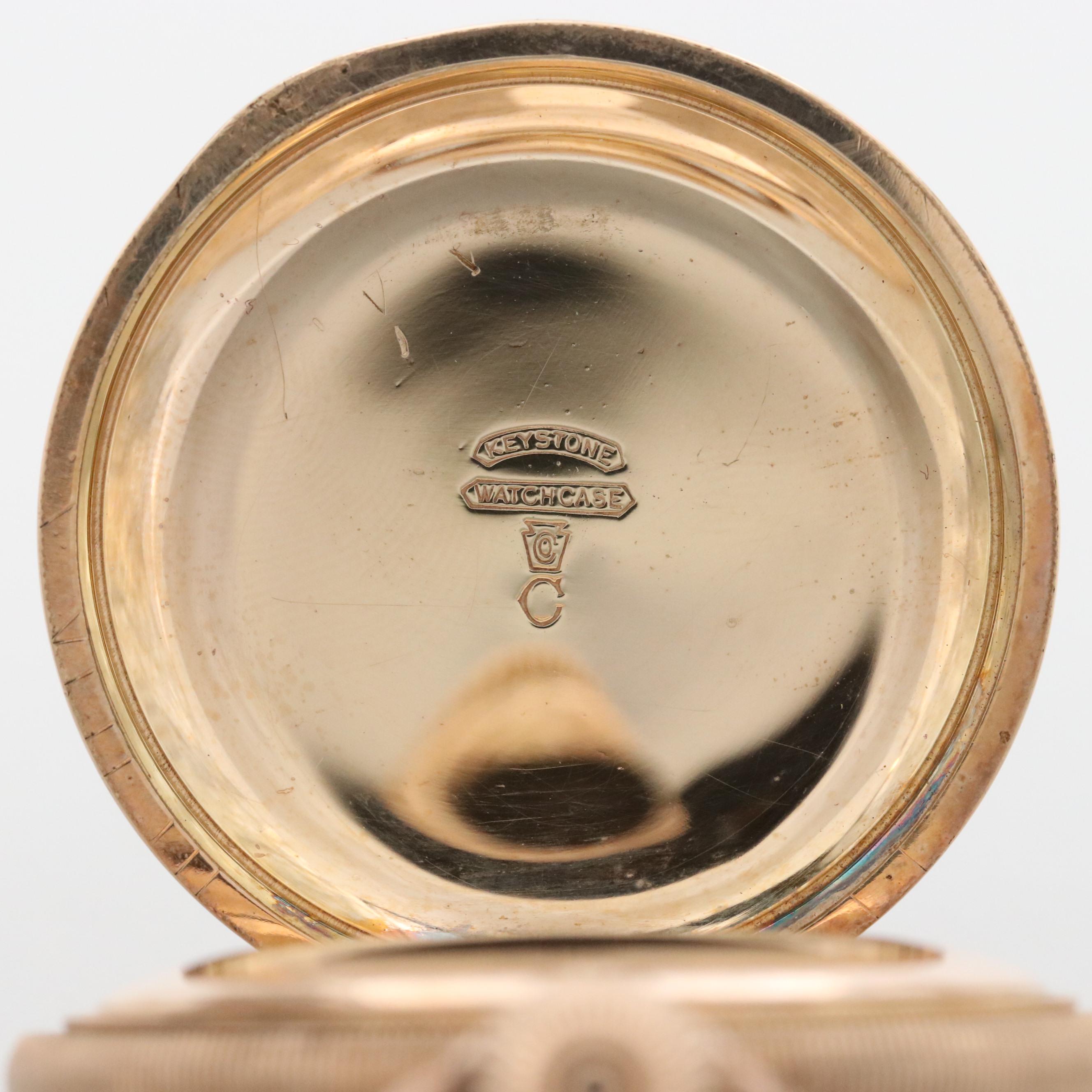 Antique Elgin Gold Filled Hunter Case Pocket Watch, 1898