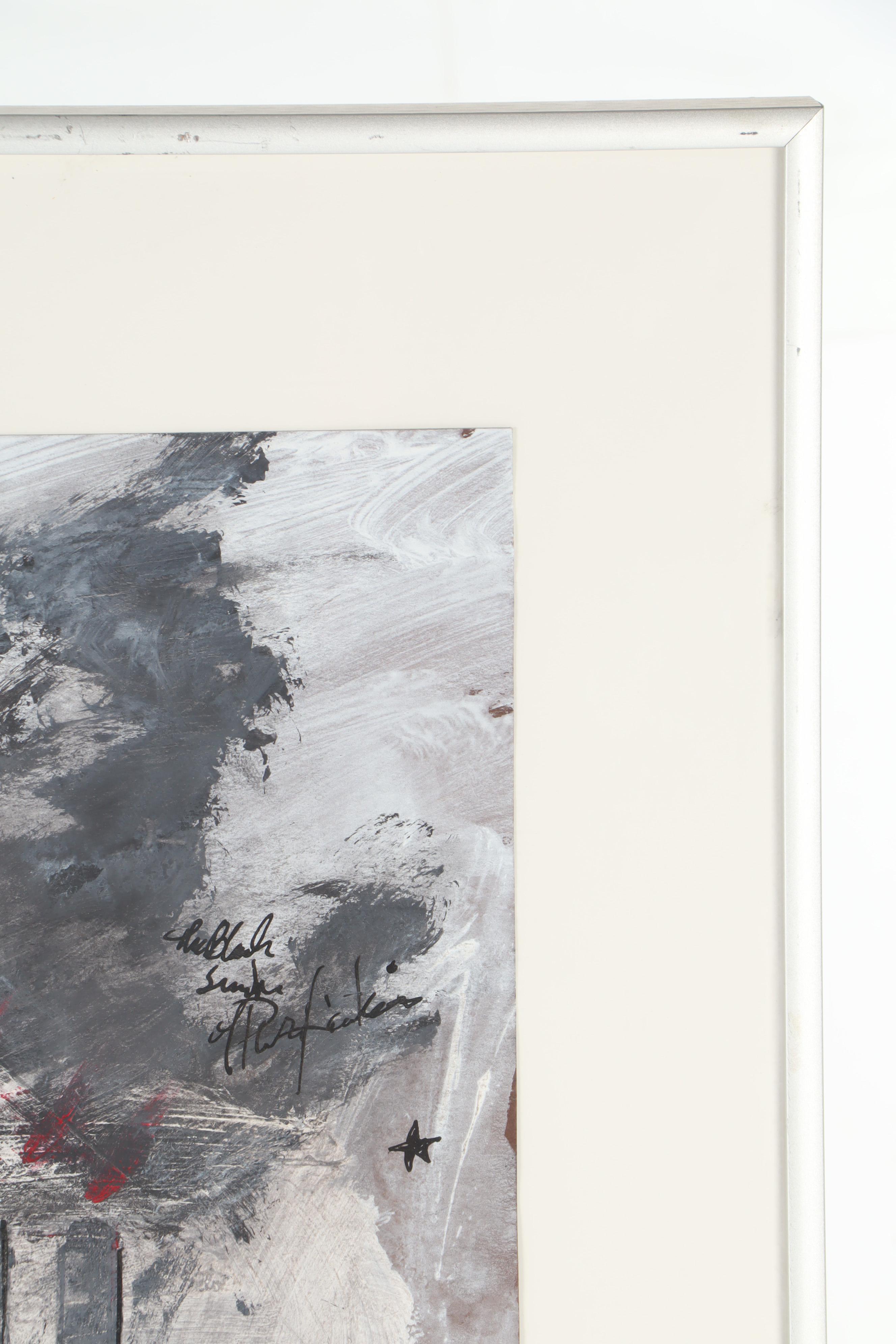 Keith Newhouse Mixed Media Work "Golden Arch Blast"