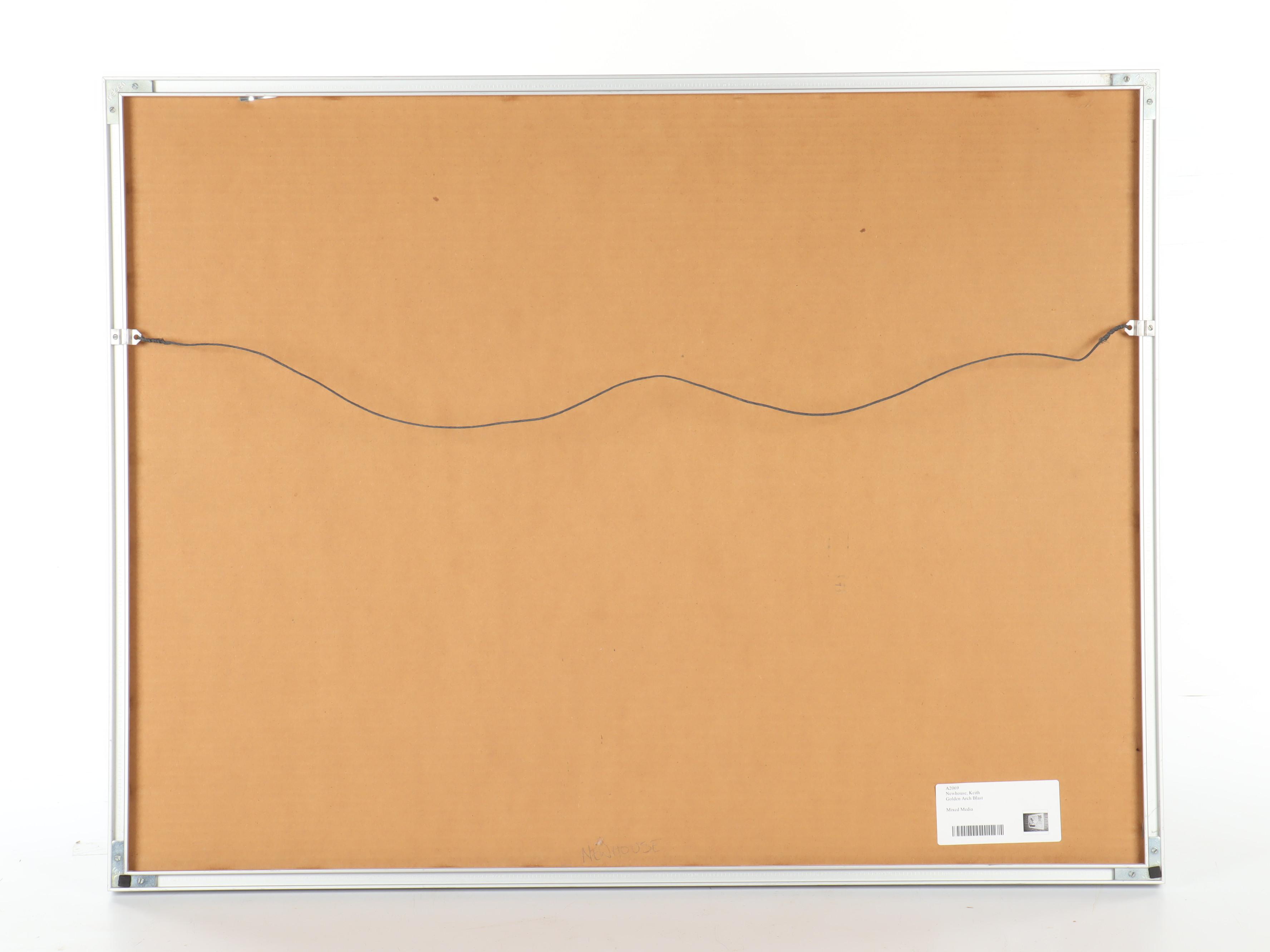 Keith Newhouse Mixed Media Work "Golden Arch Blast"