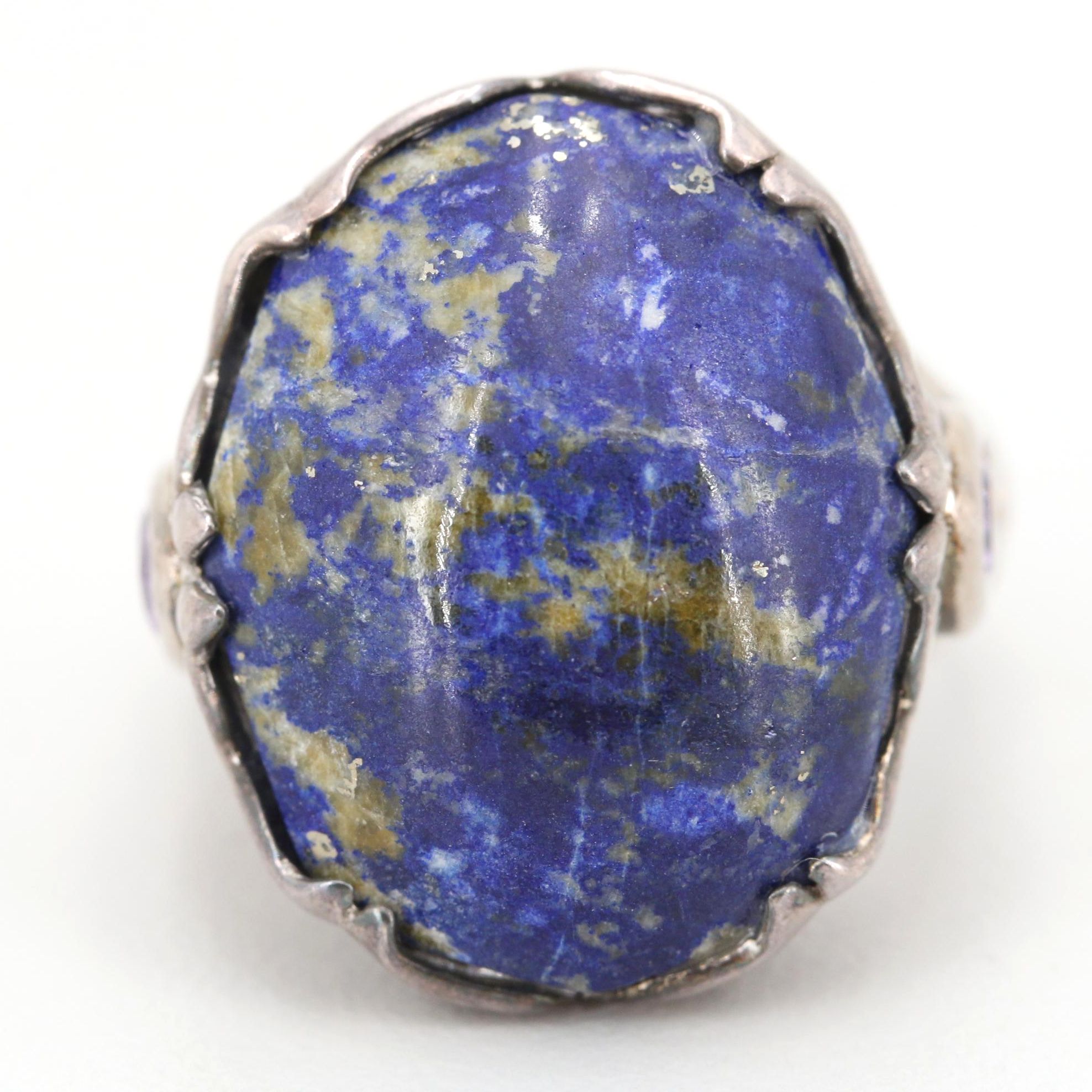 Sterling Silver Lapis Lazuli Ring