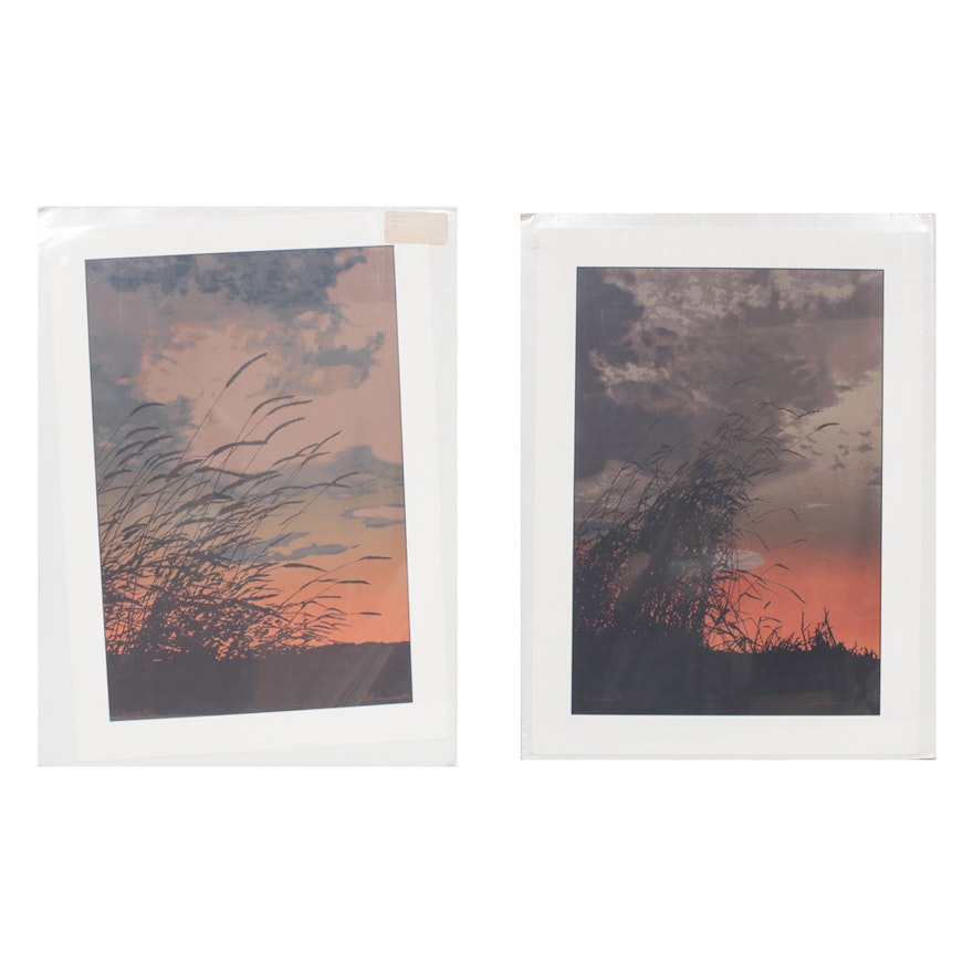 Oren Johnson Serigraphs "Serenade" and "Solace II"