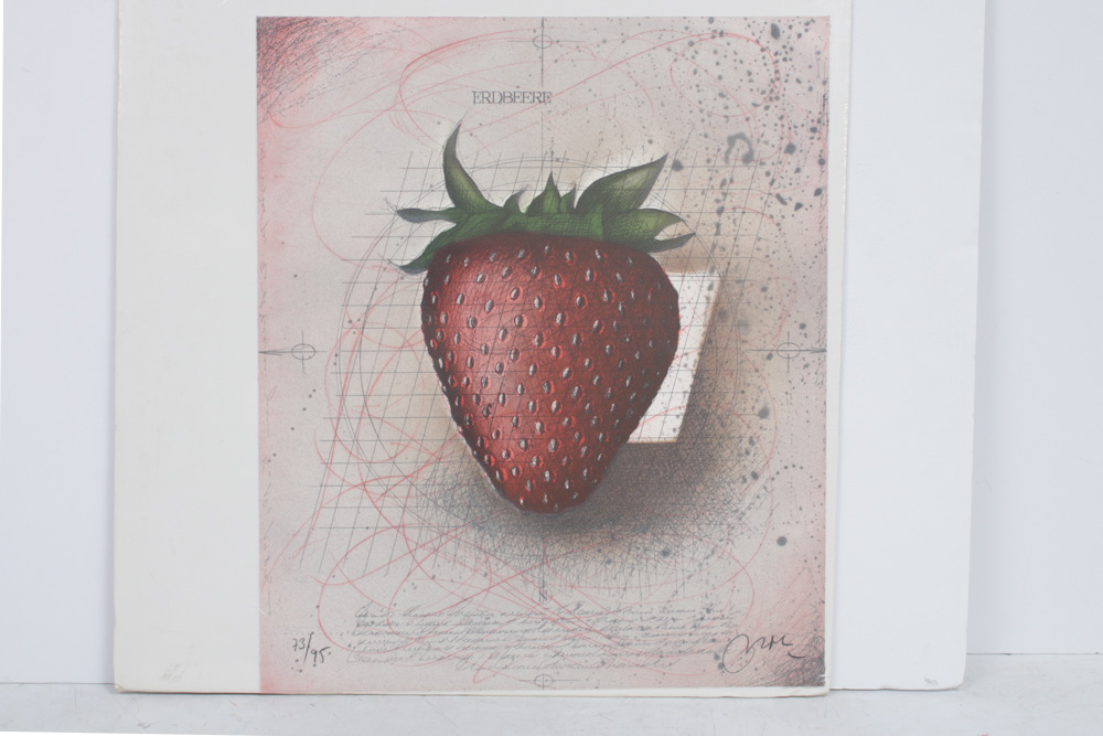 Udo Nolte Colored Etchings
