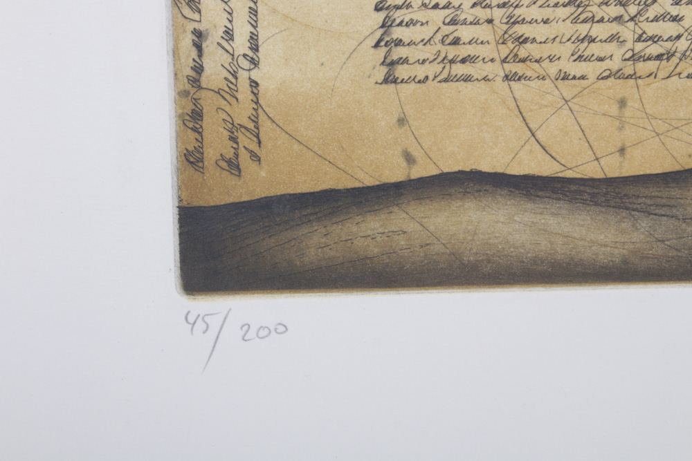 Udo Nolte Colored Etchings