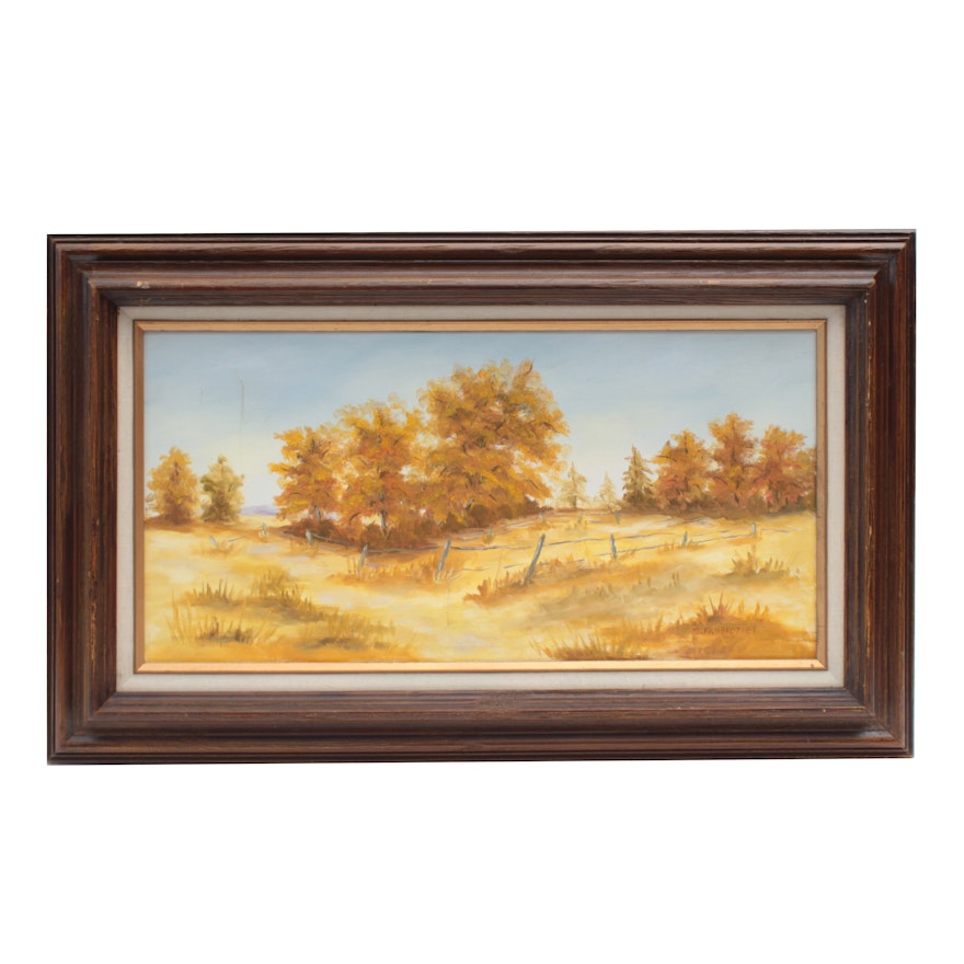 S. Fairbrother Landscape Oil Painting