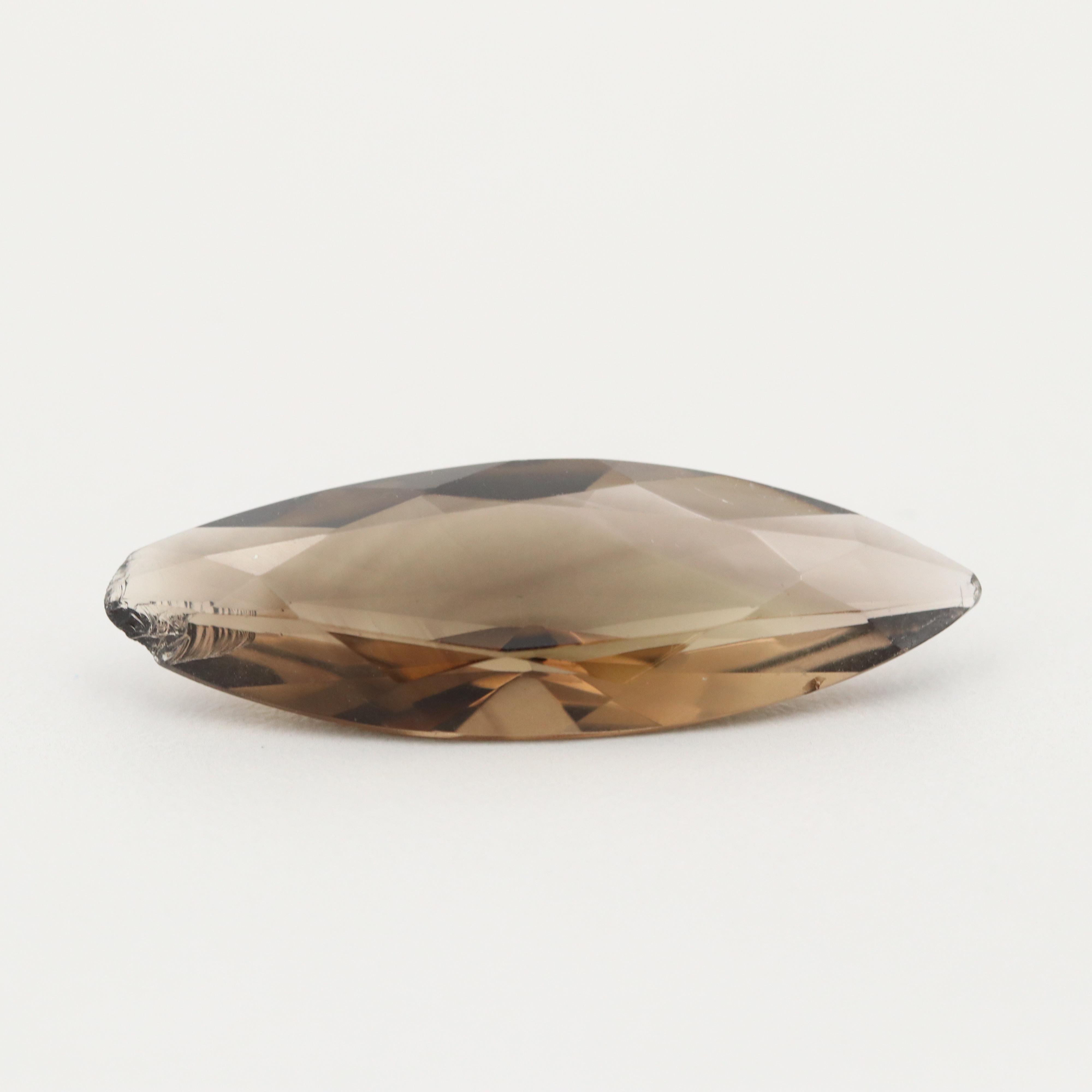 Loose 13.49 CT Smoky Quartz