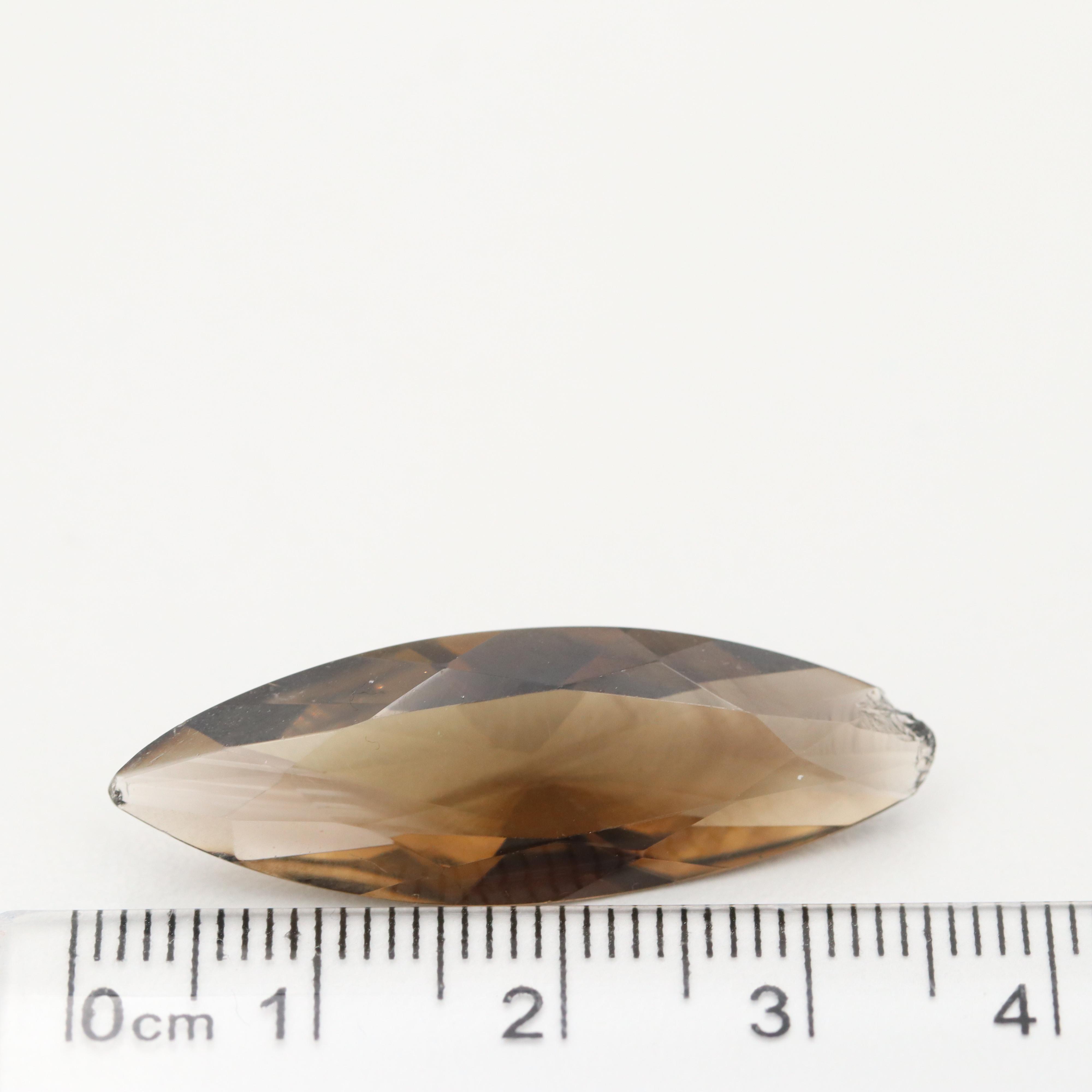 Loose 13.49 CT Smoky Quartz
