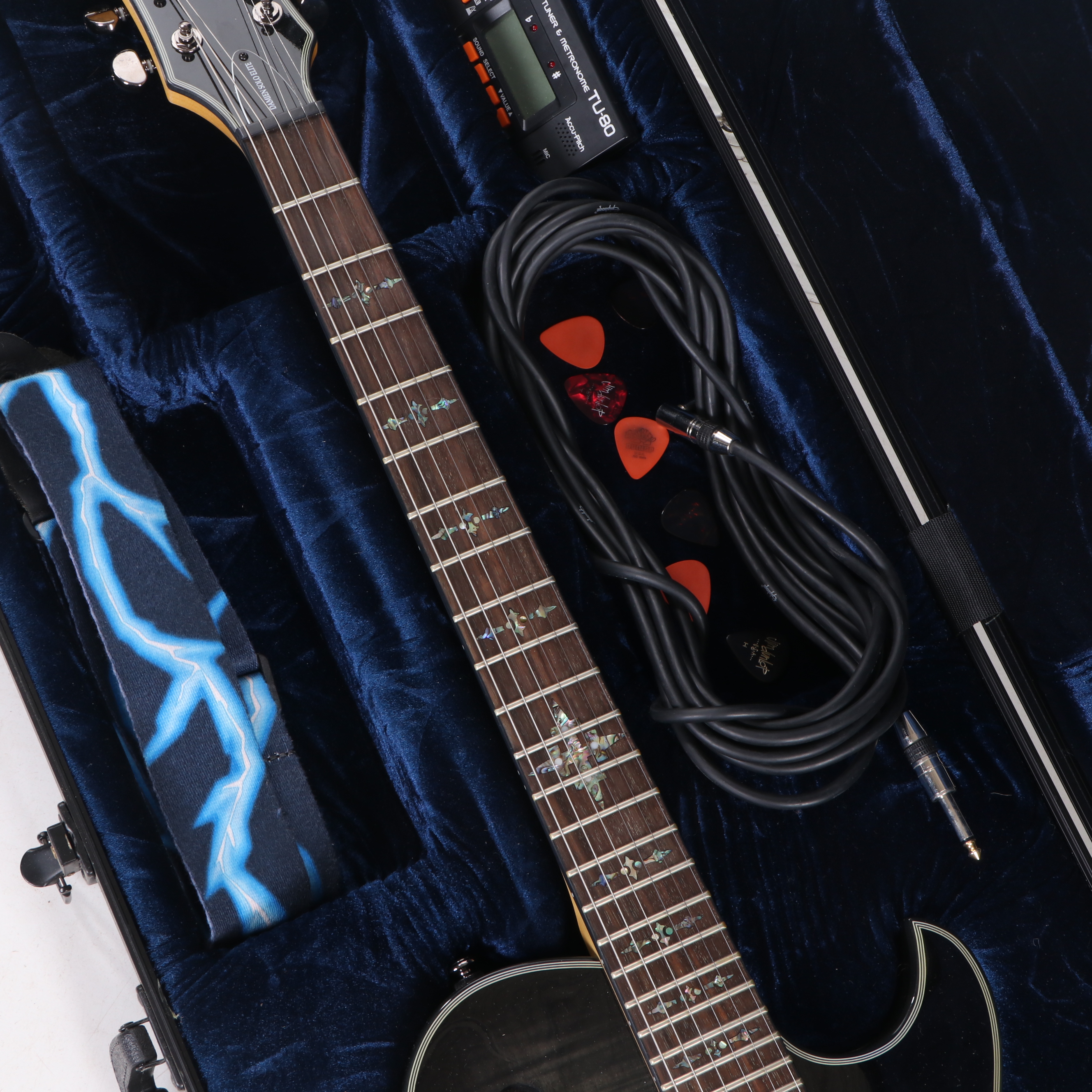 Schecter Diamond Series Damien Solo Elite Electric Guitar with Case