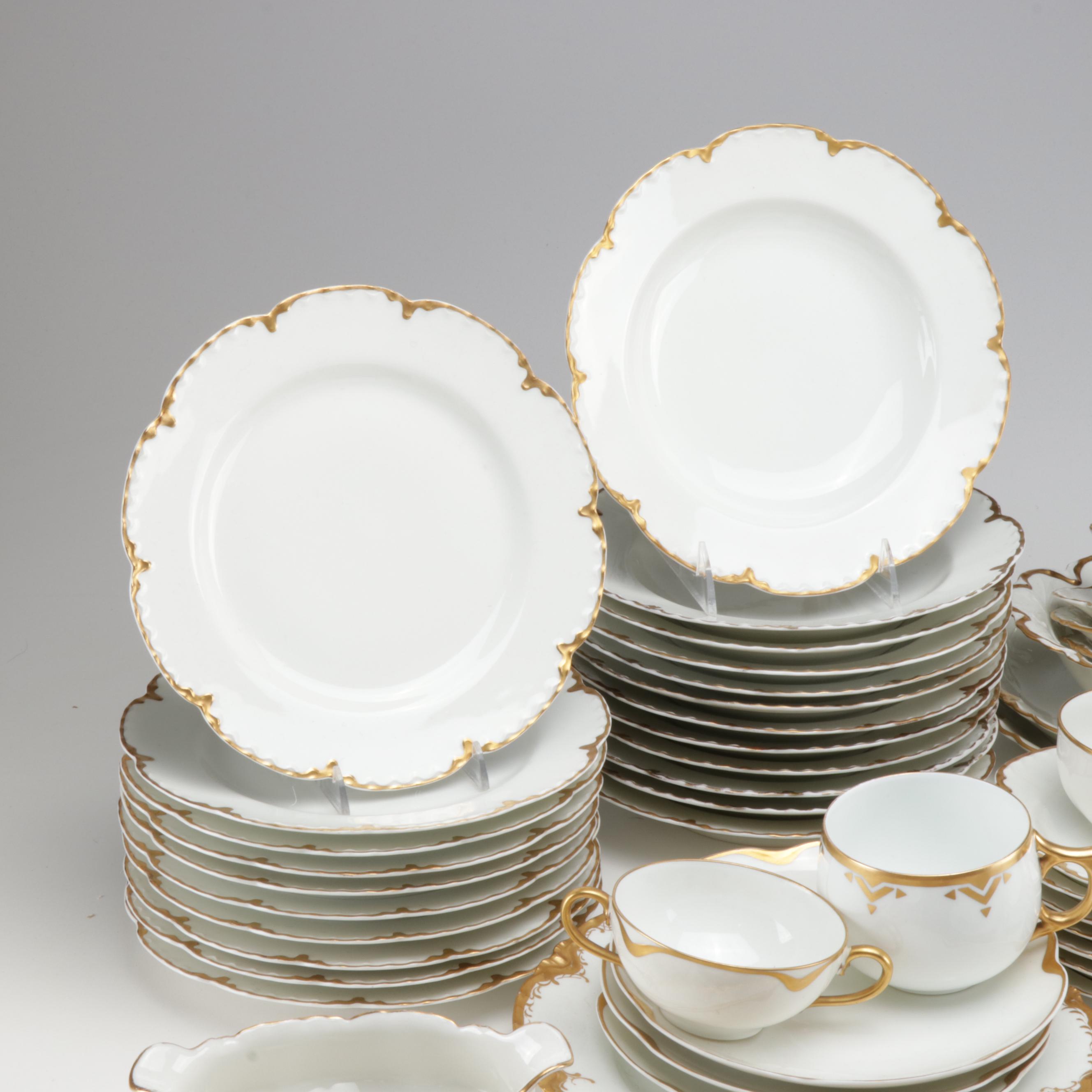 Haviland & Co. "Silver Anniversary" Porcelain Dinnerware