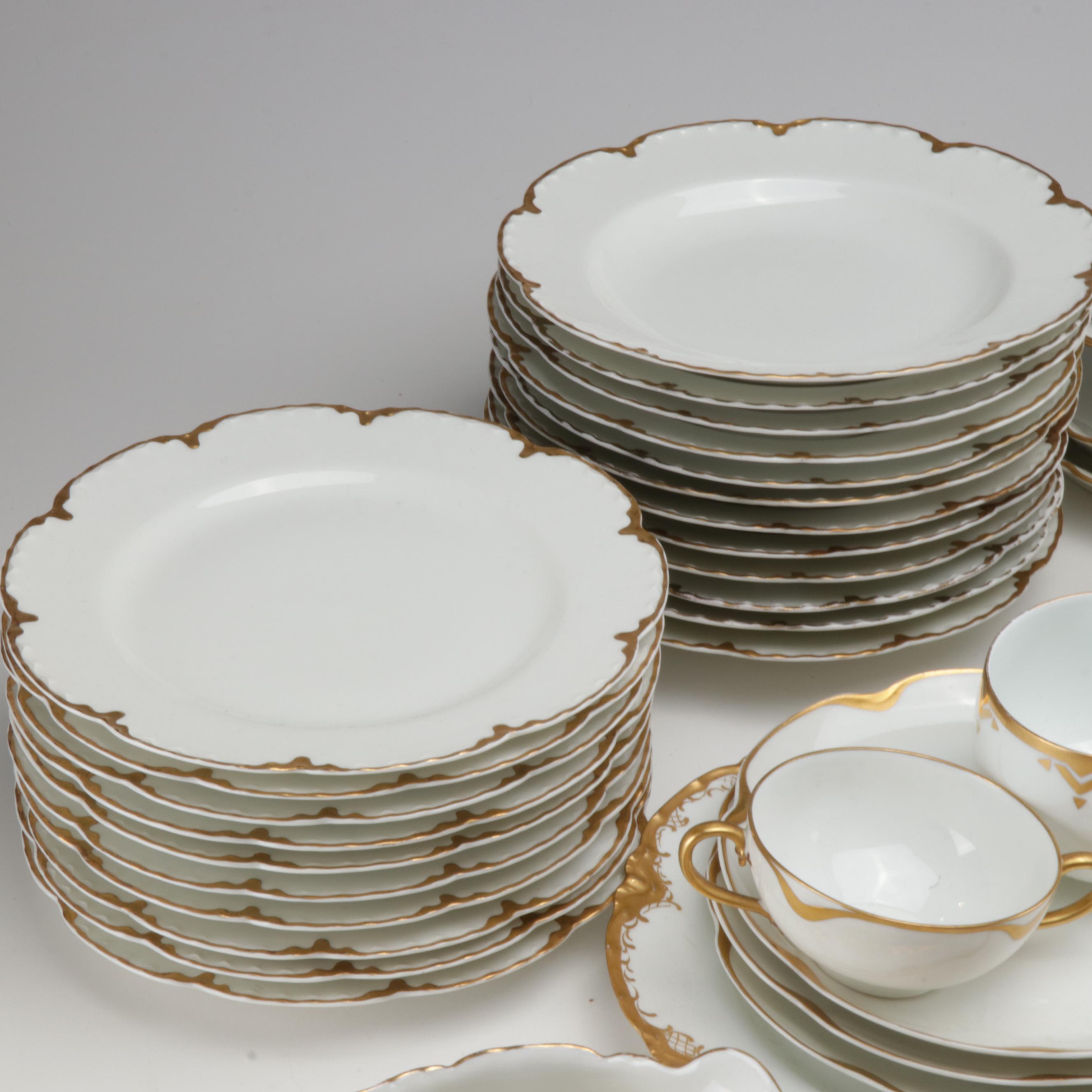 Haviland & Co. "Silver Anniversary" Porcelain Dinnerware