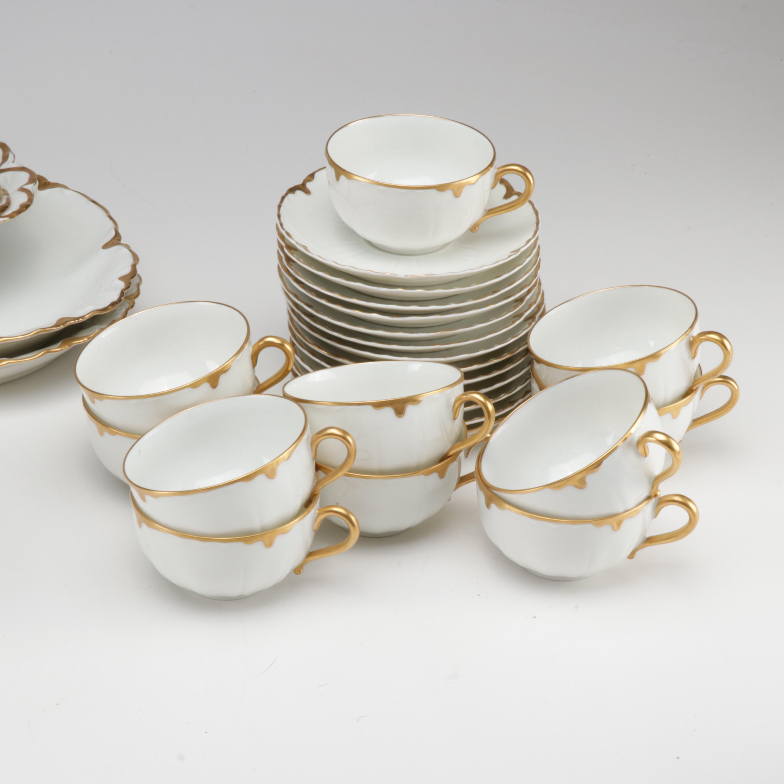 Haviland & Co. "Silver Anniversary" Porcelain Dinnerware