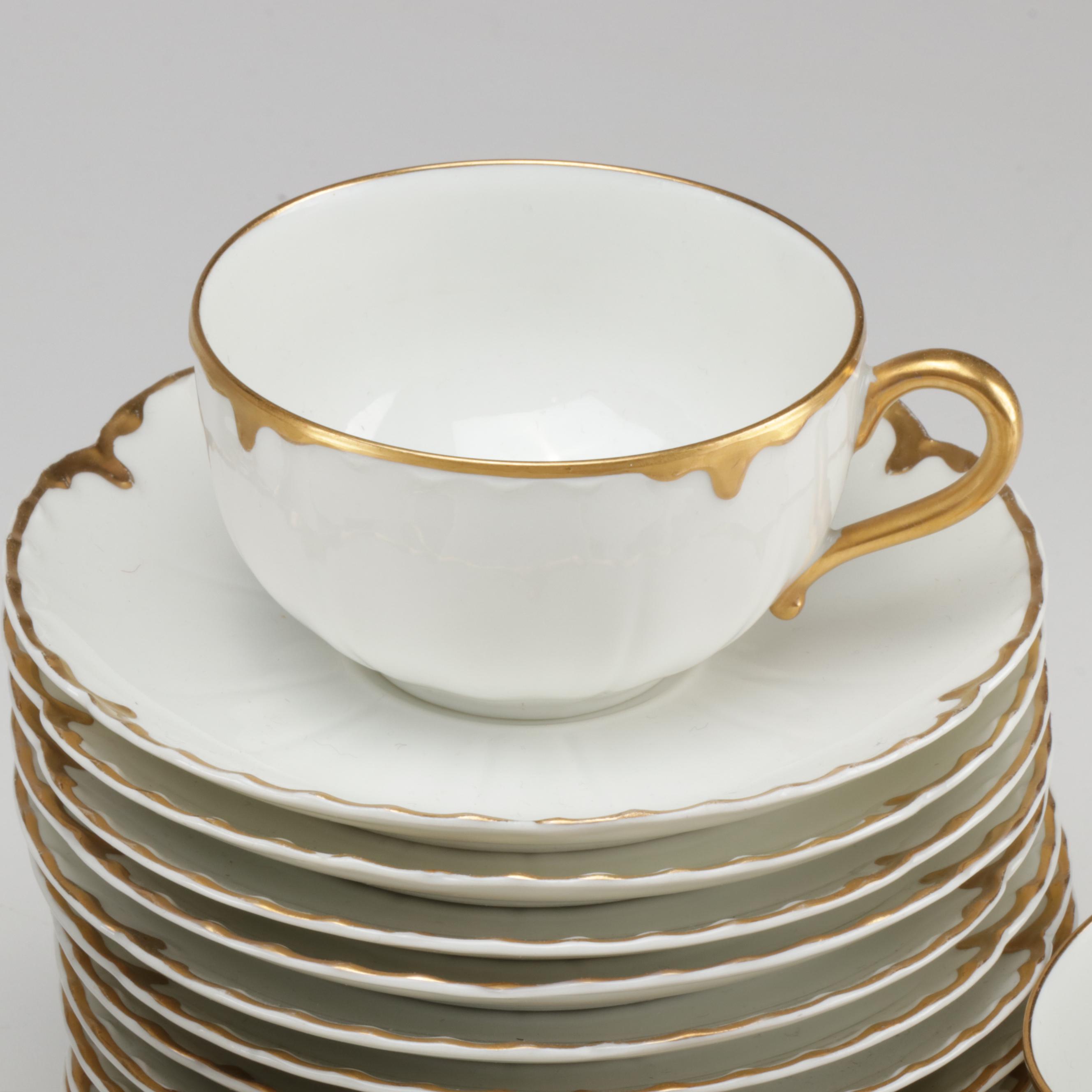 Haviland & Co. "Silver Anniversary" Porcelain Dinnerware