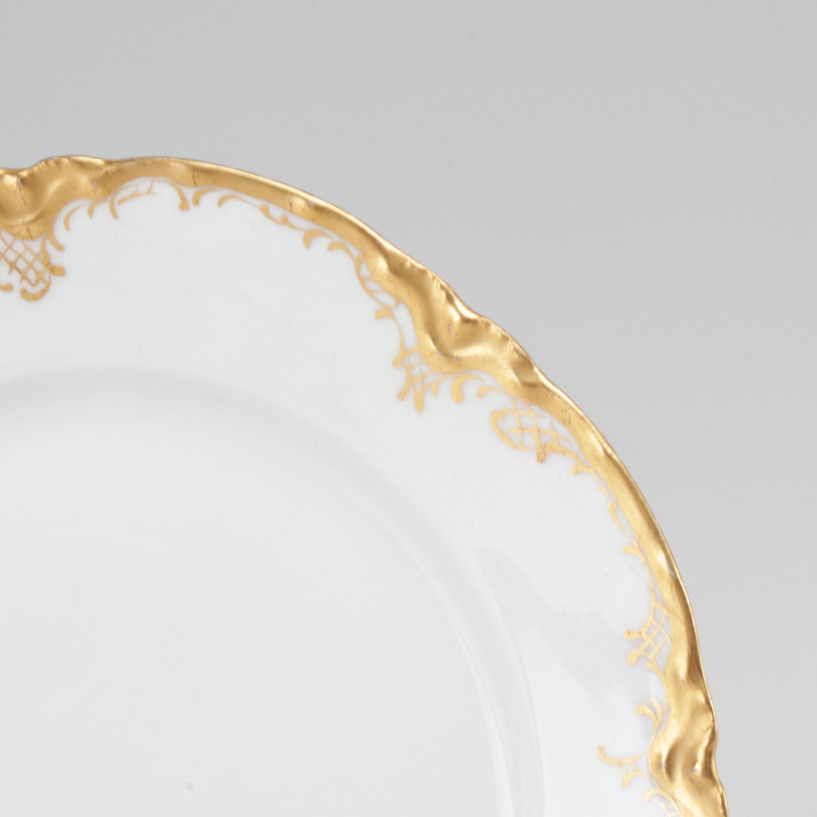 Haviland & Co. "Silver Anniversary" Porcelain Dinnerware