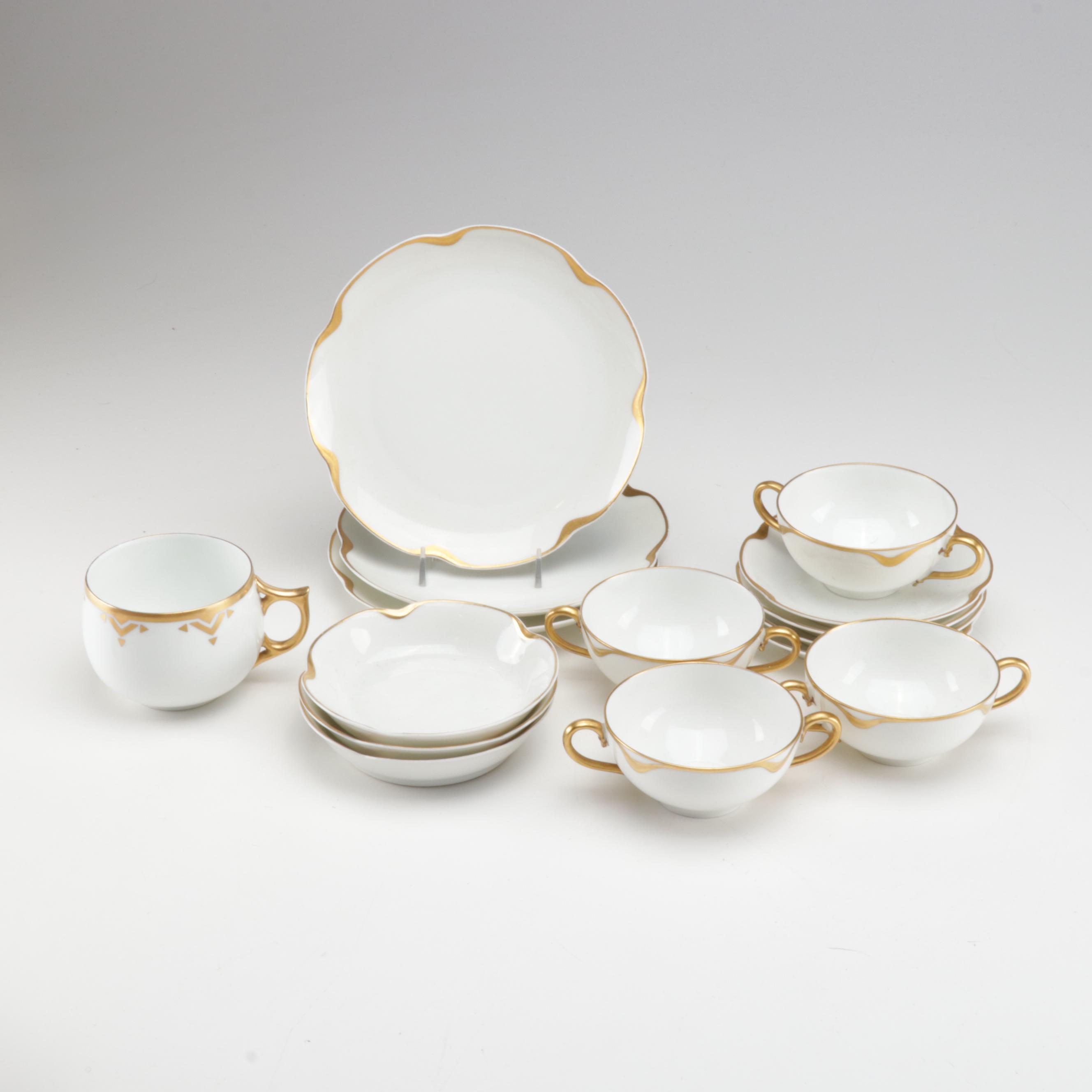 Haviland & Co. "Silver Anniversary" Porcelain Dinnerware