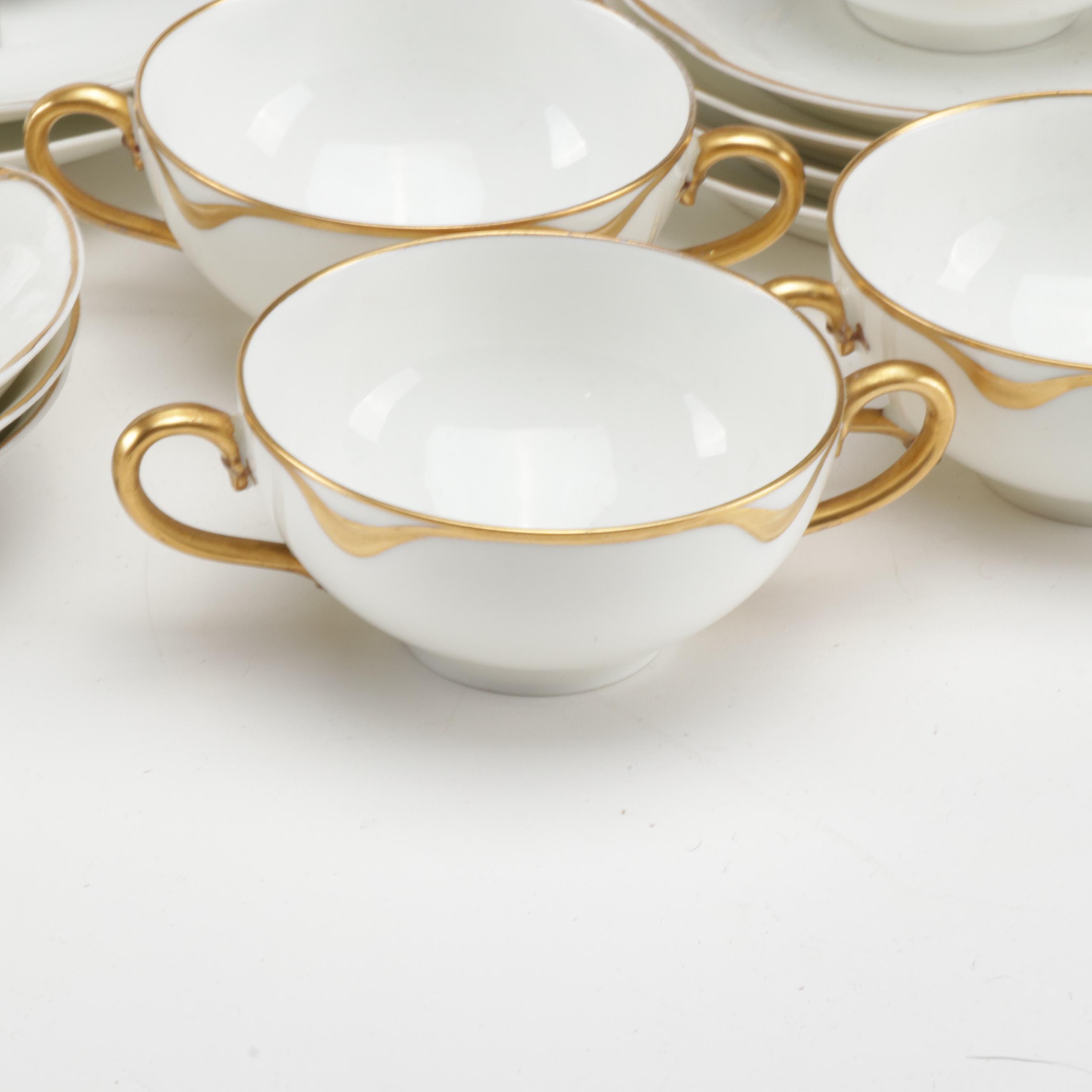 Haviland & Co. "Silver Anniversary" Porcelain Dinnerware