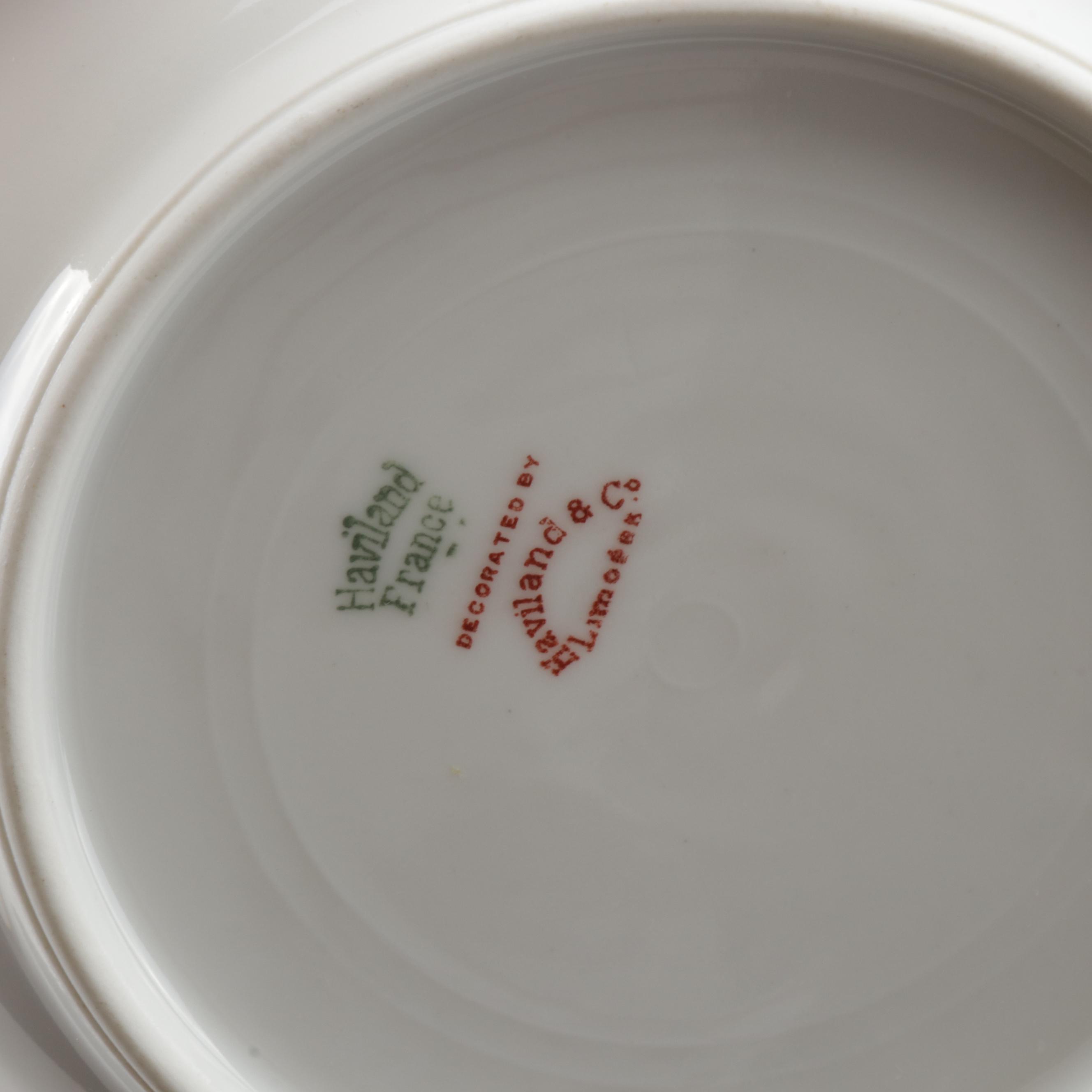 Haviland & Co. "Silver Anniversary" Porcelain Dinnerware