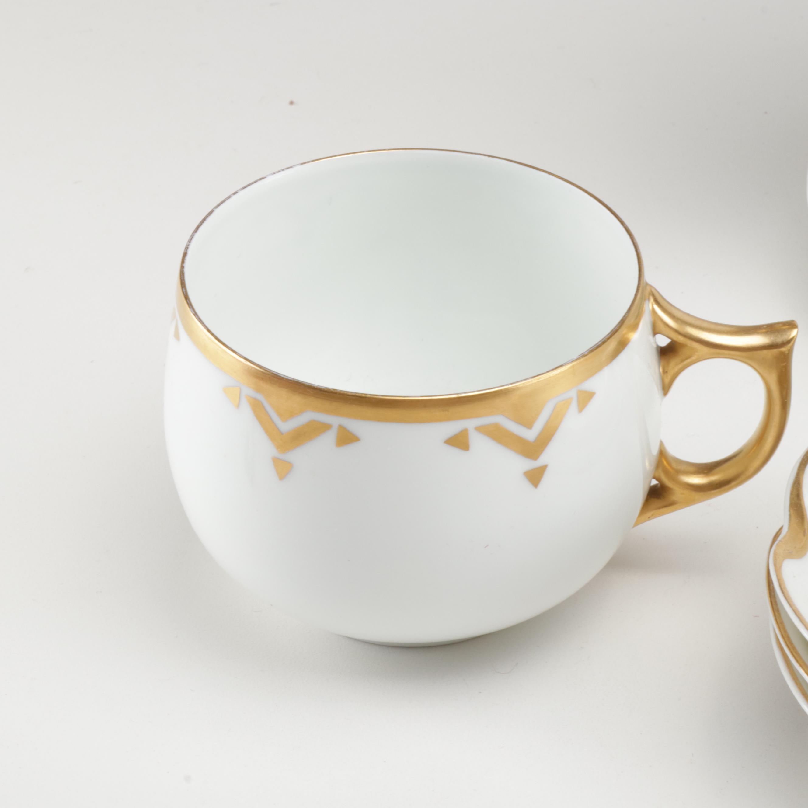 Haviland & Co. "Silver Anniversary" Porcelain Dinnerware