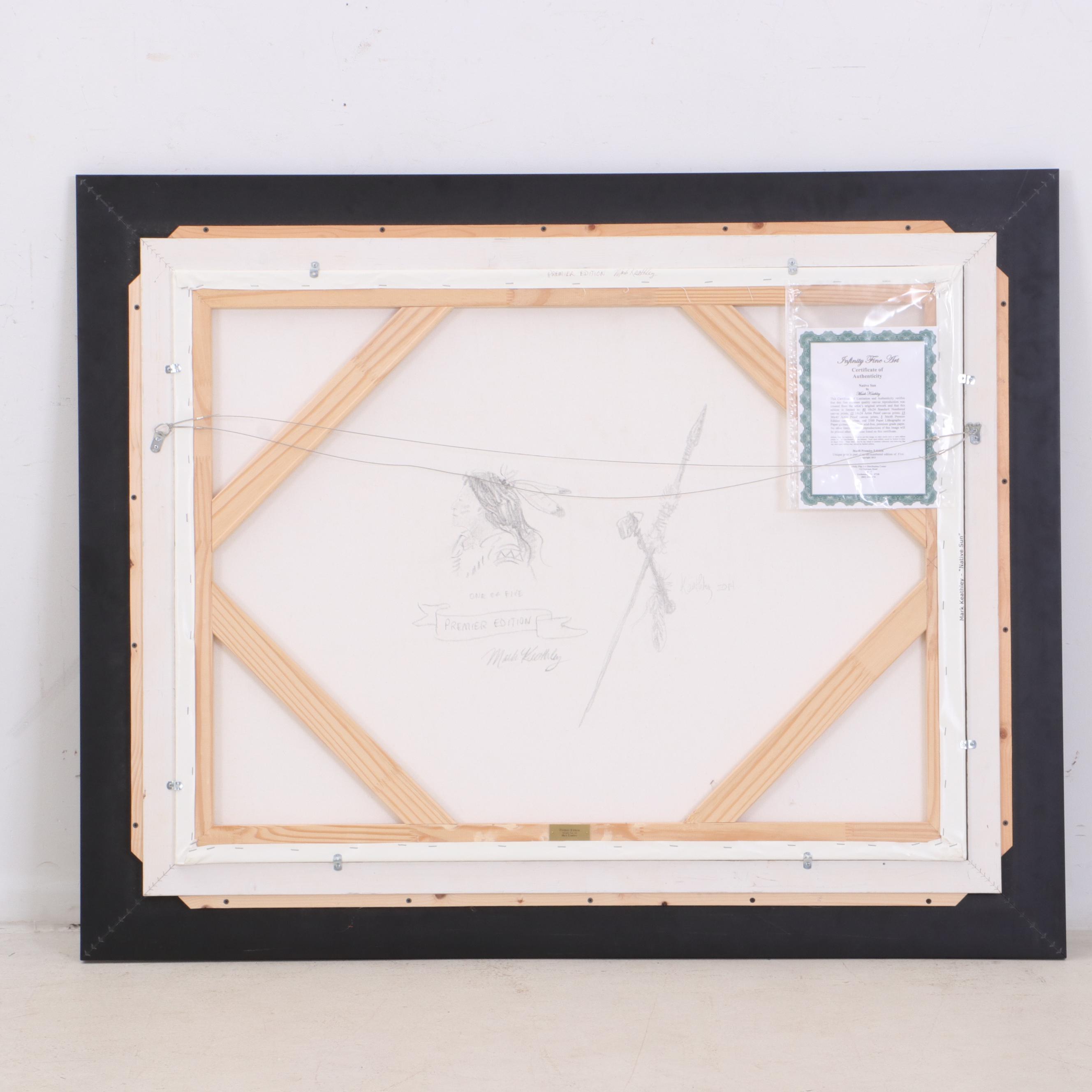 Mark Keathley Hand Embellished Giclée "Native Sun"