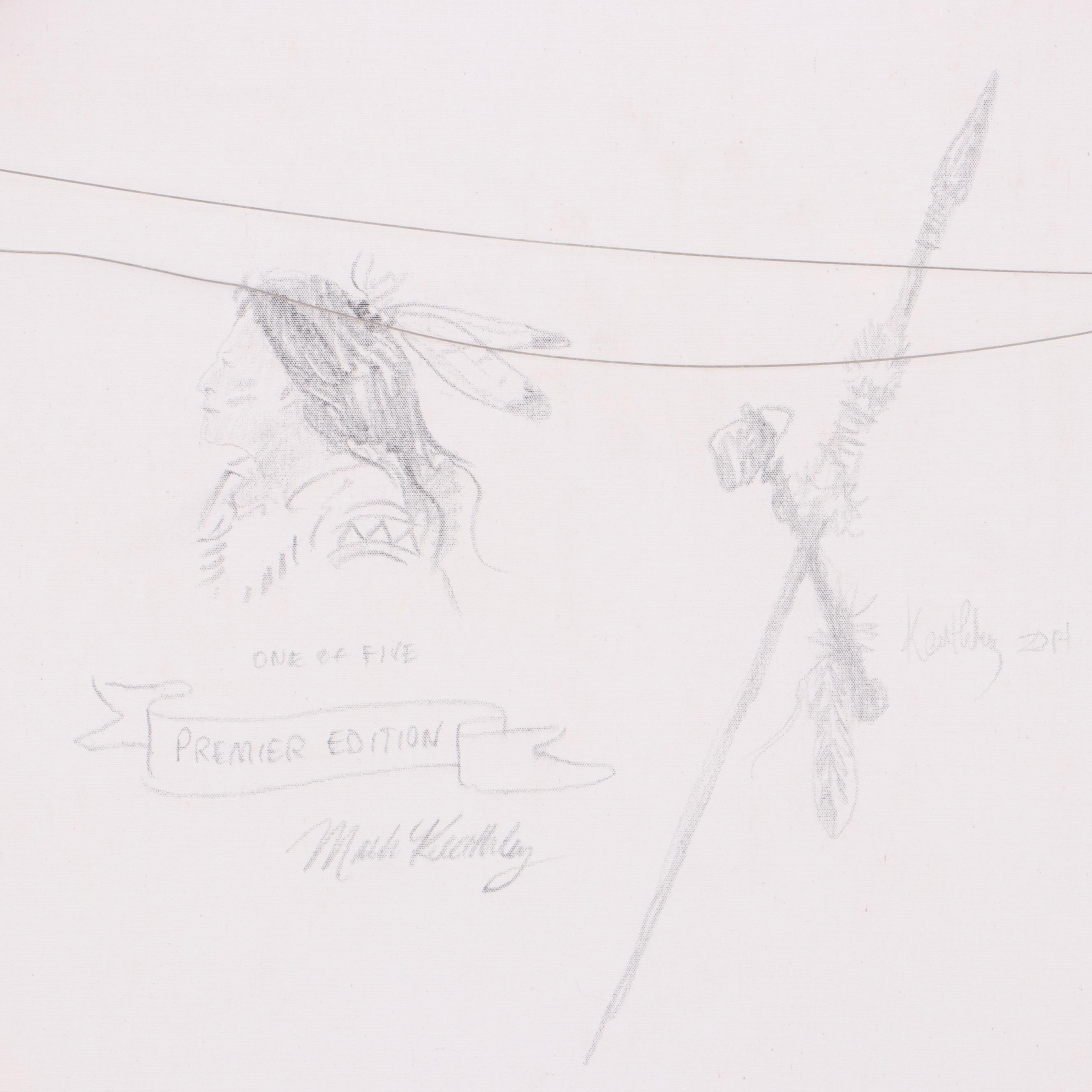 Mark Keathley Hand Embellished Giclée "Native Sun"