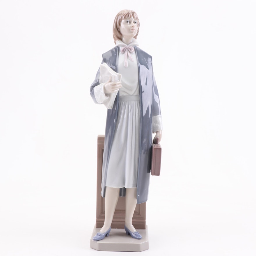 Lladro "Female Attorney" Porcelain Figurine