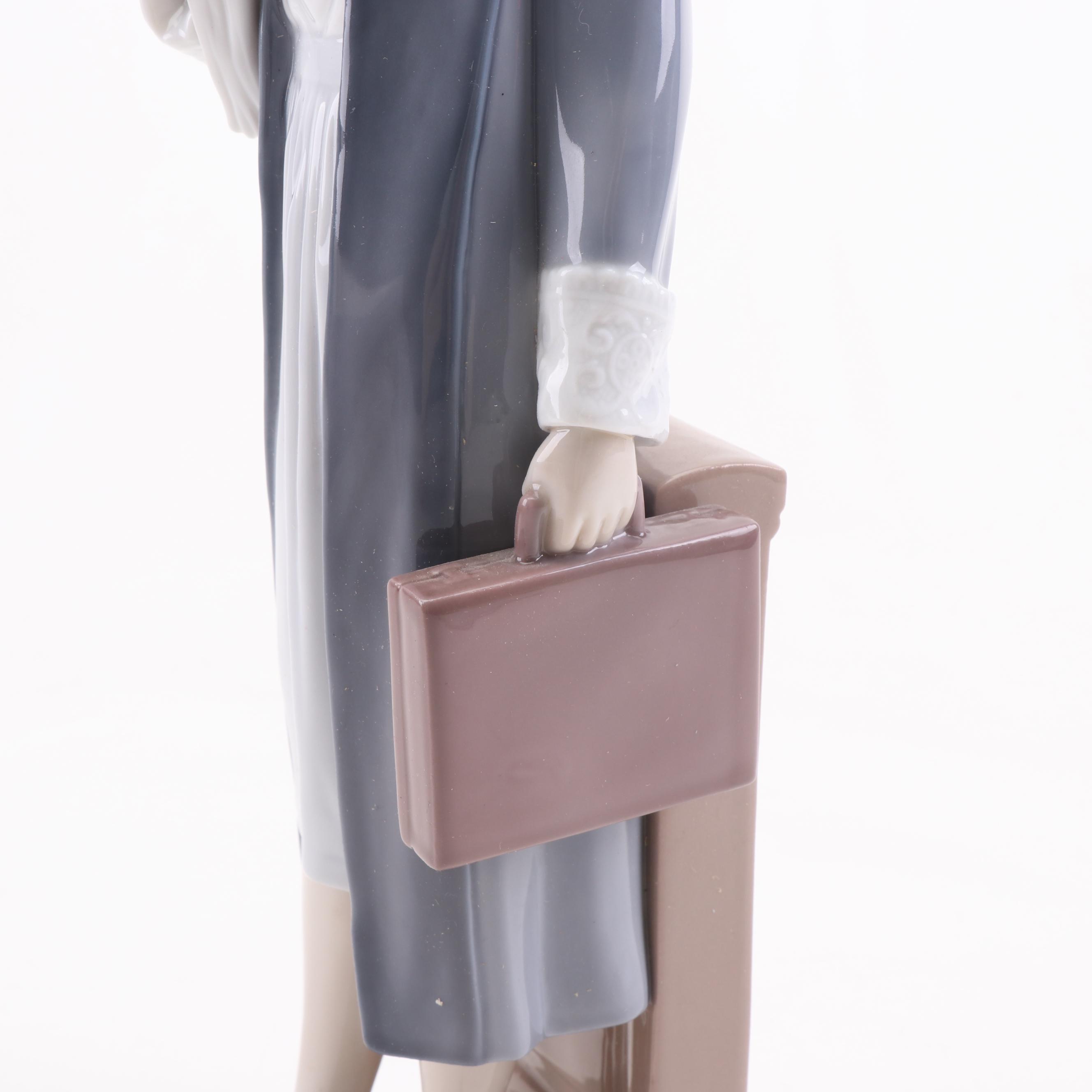 Lladro "Female Attorney" Porcelain Figurine
