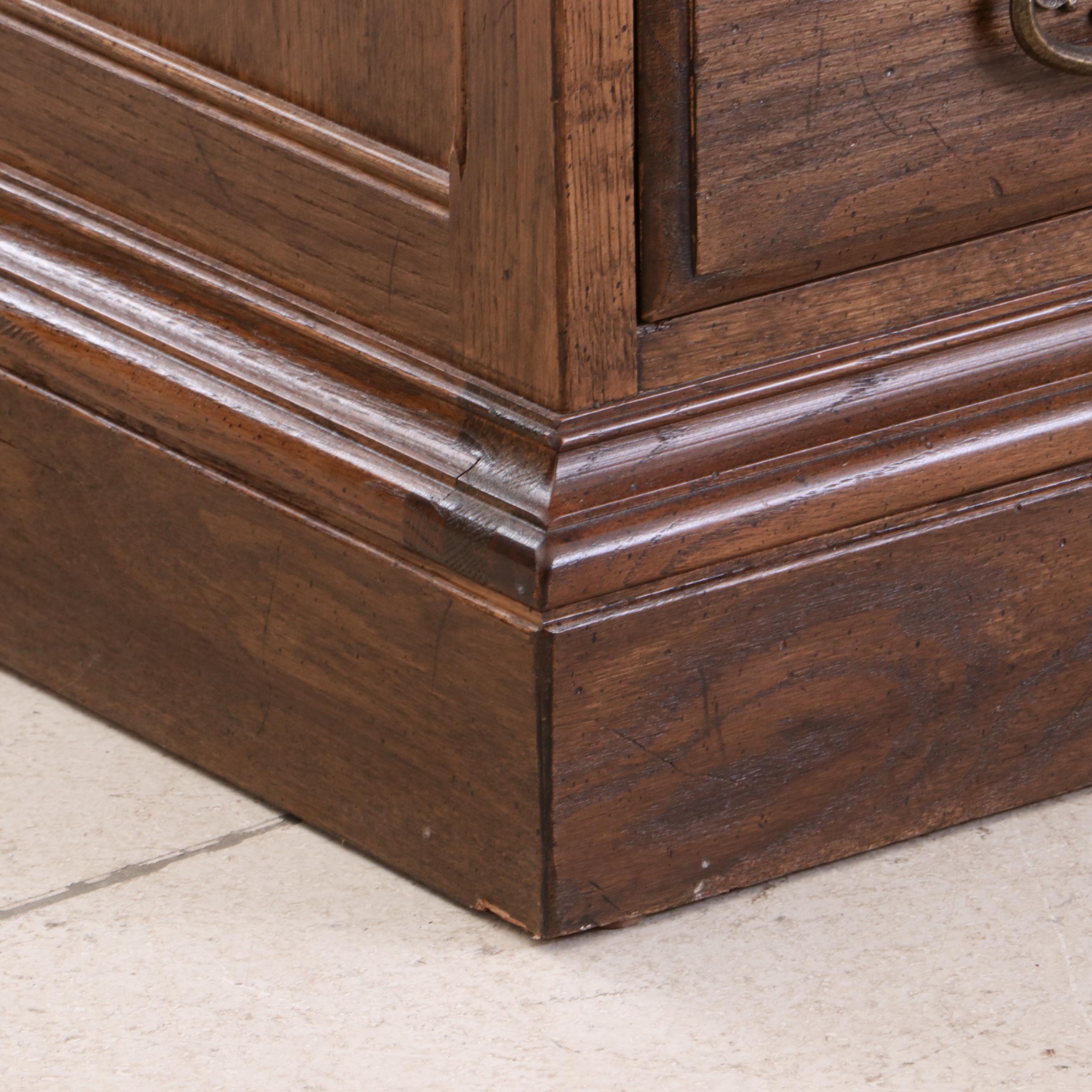 Ethan Allen Oak Roll-Top Desk, Late 20th Century