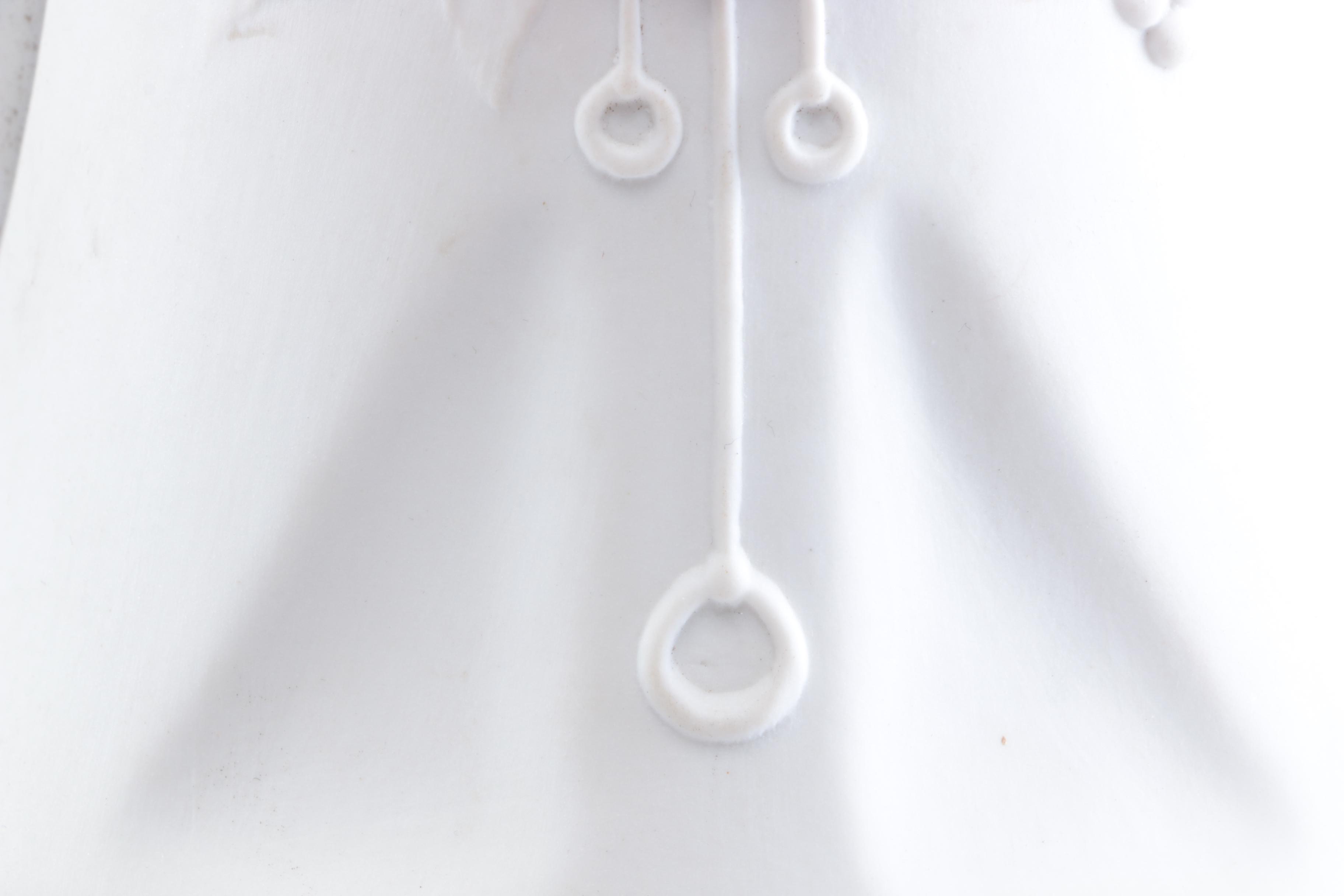 Royal Bohemian Art Nouveau Bisque Porcelain Vase, Mid to Late 20th Century