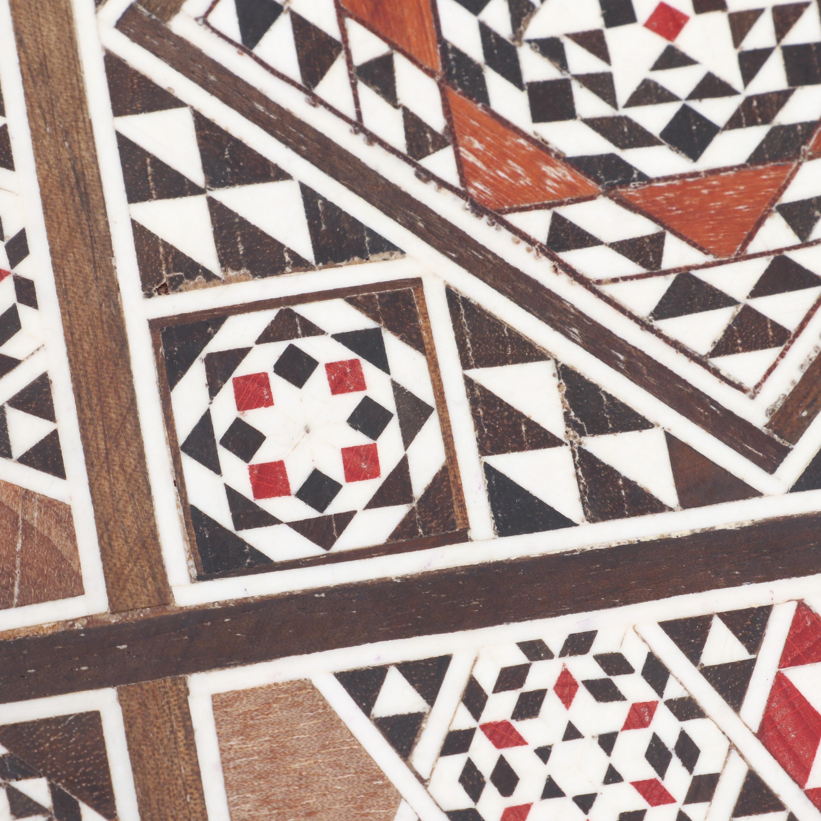 MIddle Eastern Mother of Pearl Inlay Backgammon Game Box