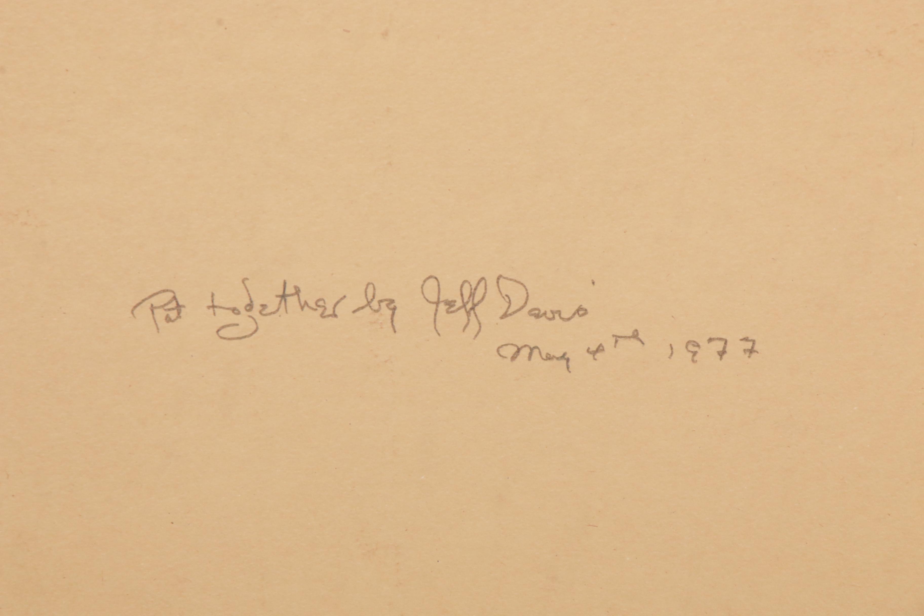 Elmer Taflinger Oil Painting and Graphite Study "Tracy"