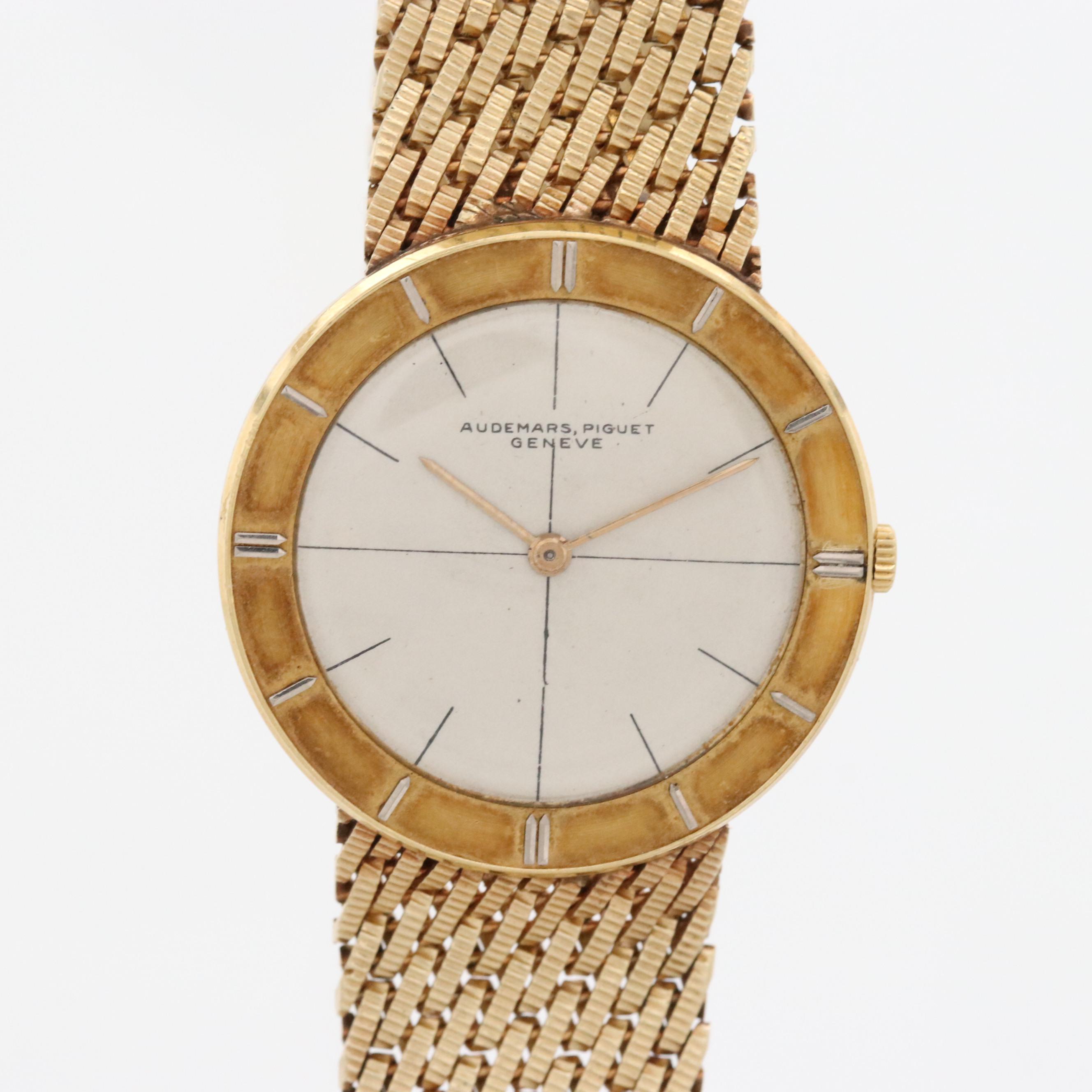 Vintage Audemars Piguet Ultra-Thin 18K and 14K Gold Watch, Circa 1960