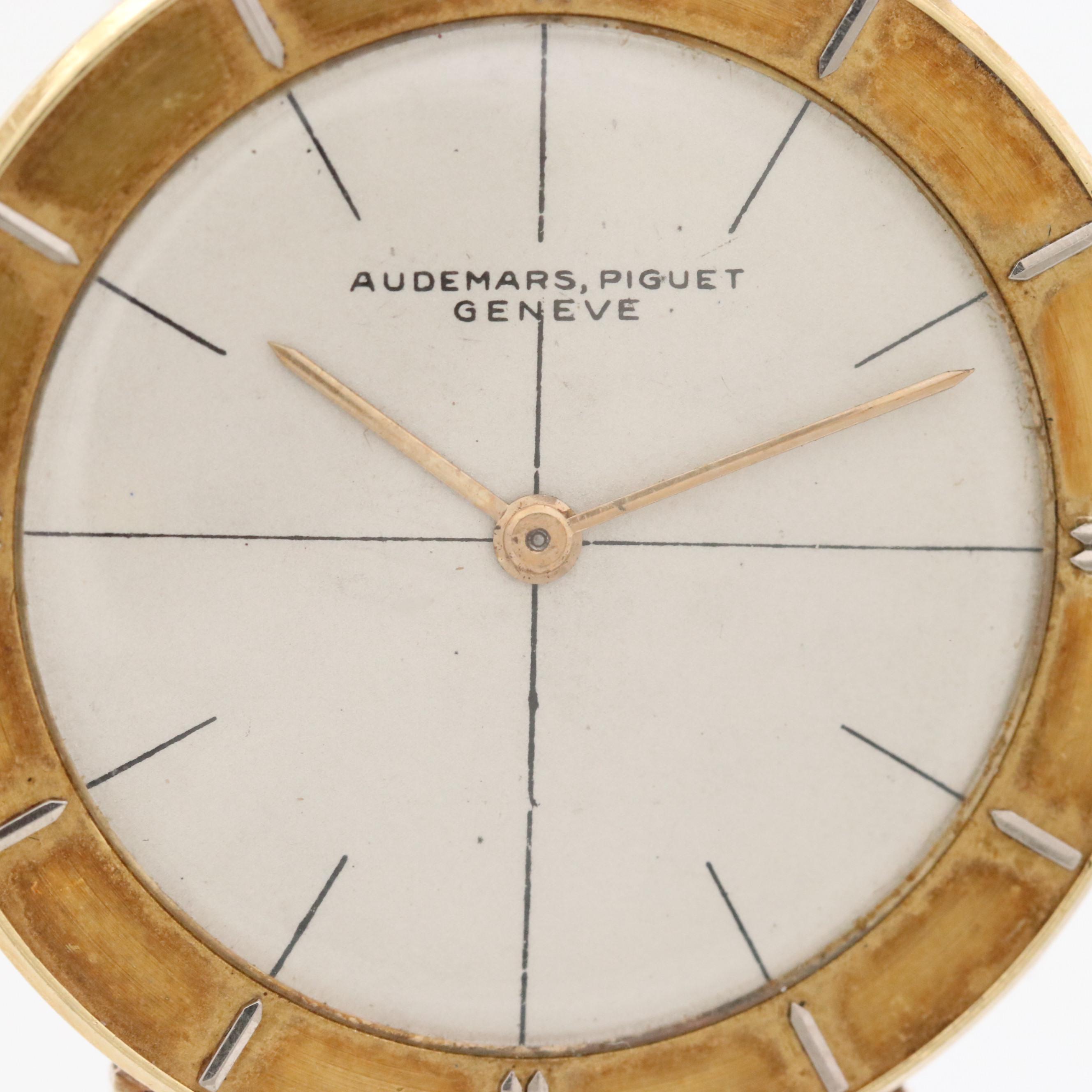 Vintage Audemars Piguet Ultra-Thin 18K and 14K Gold Watch, Circa 1960