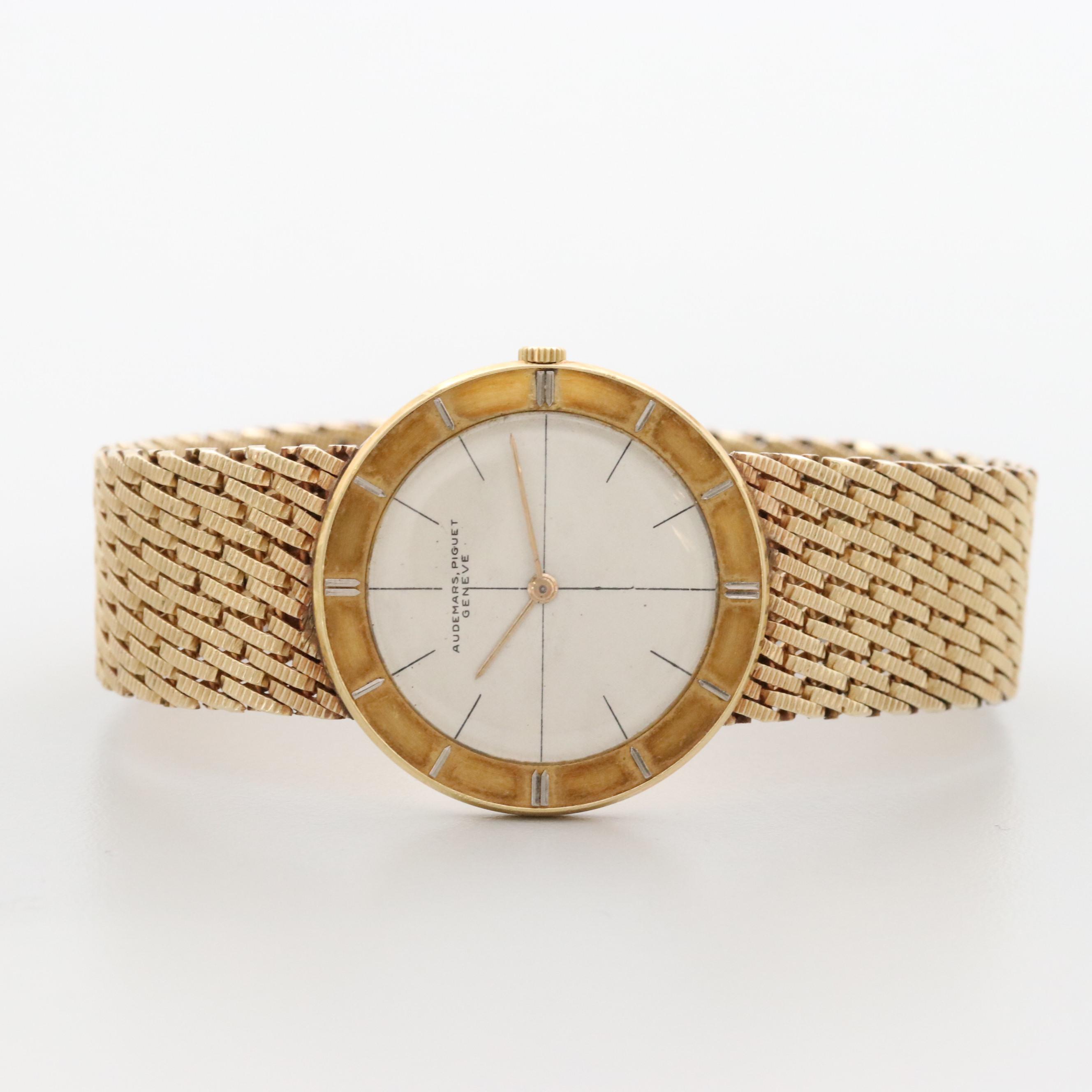 Vintage Audemars Piguet Ultra-Thin 18K and 14K Gold Watch, Circa 1960