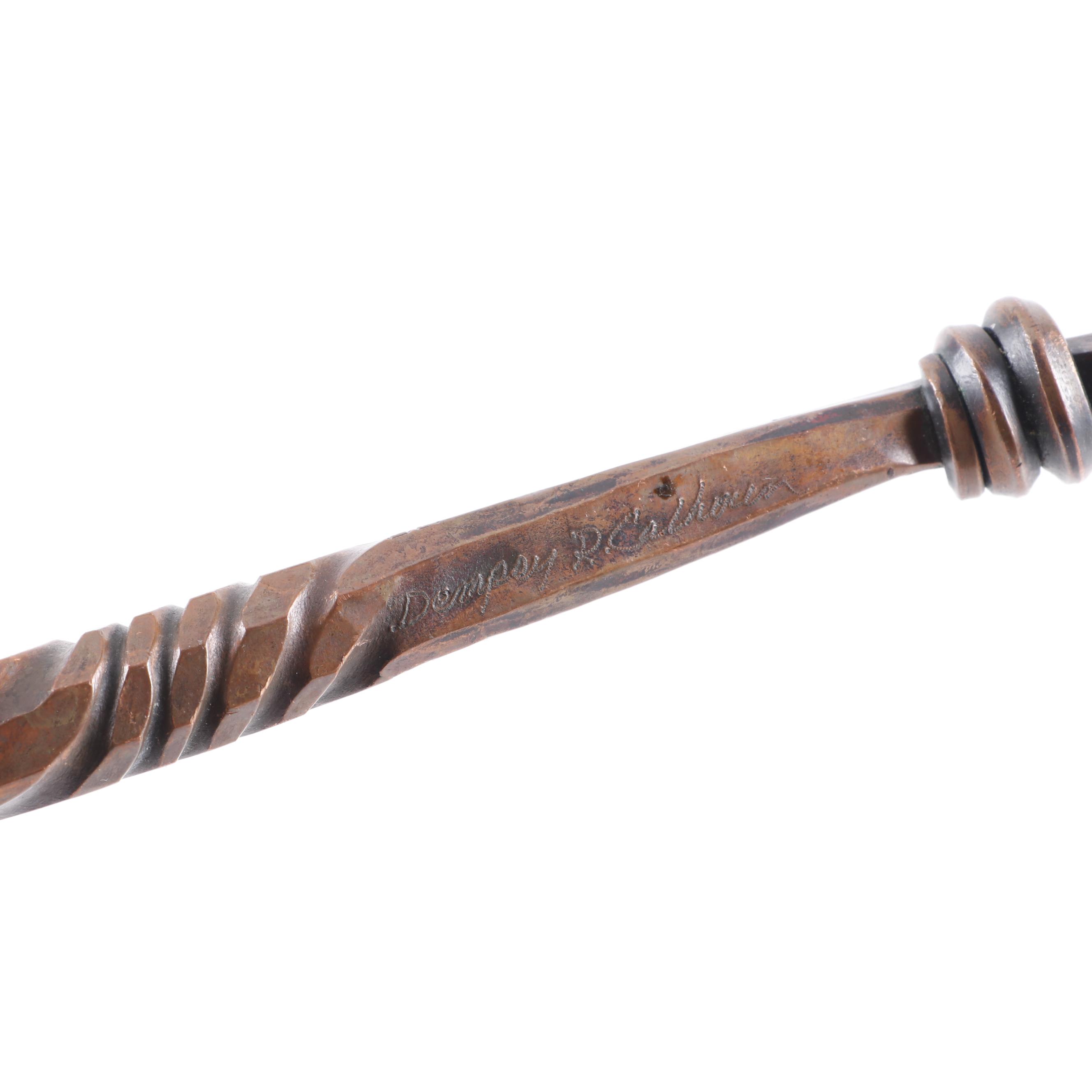 Dempsey Calhoun Signed Metal Tool Sculpture