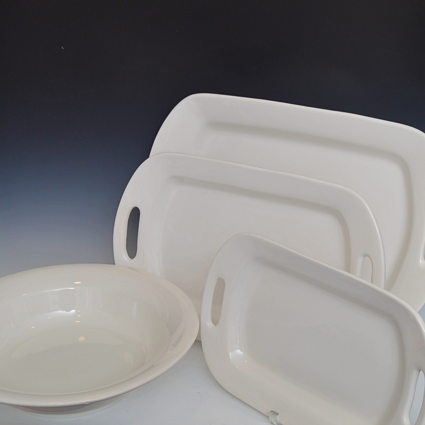 Sur la Table White Porcelain Serveware
