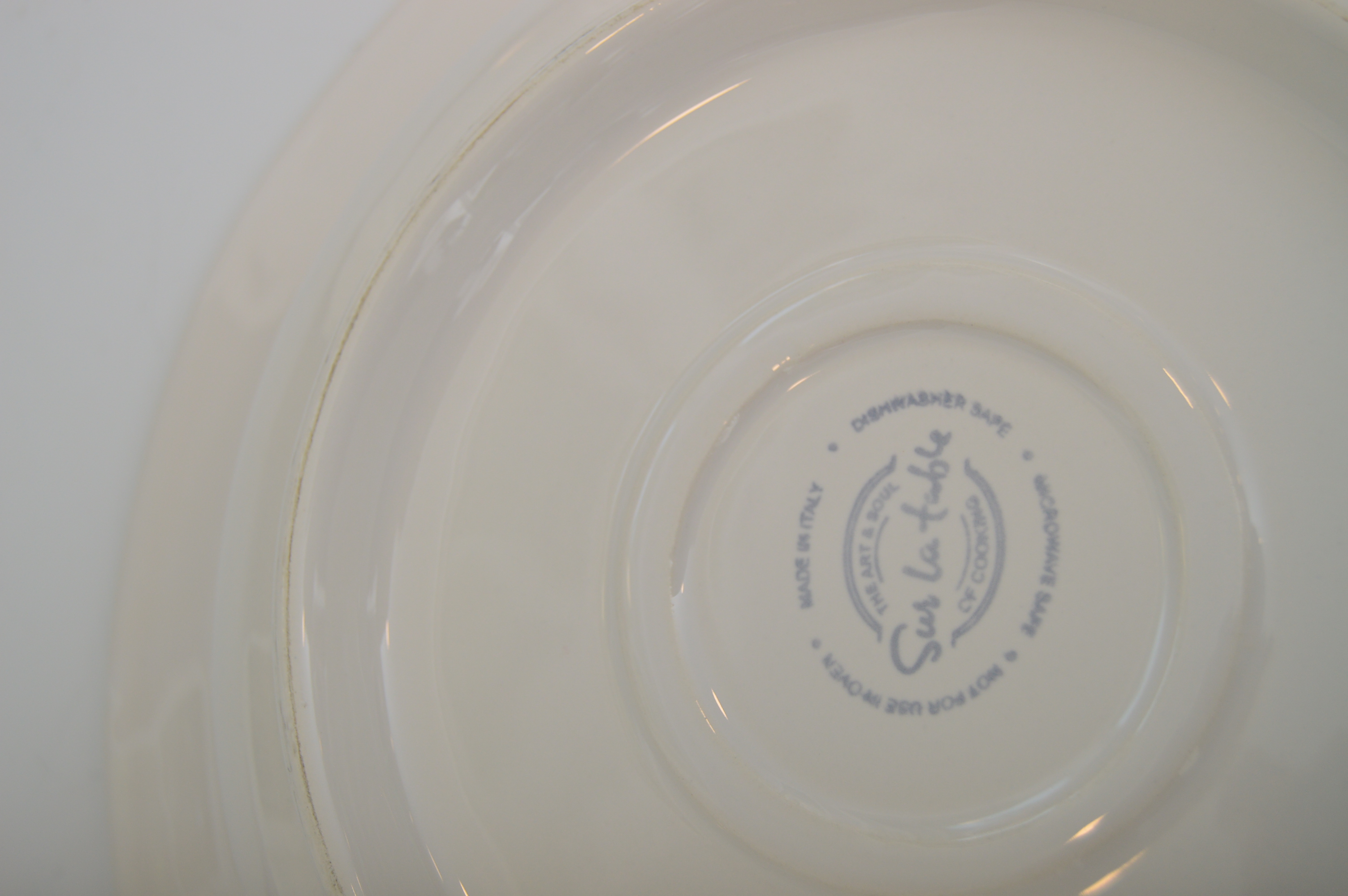 Sur la Table White Porcelain Serveware