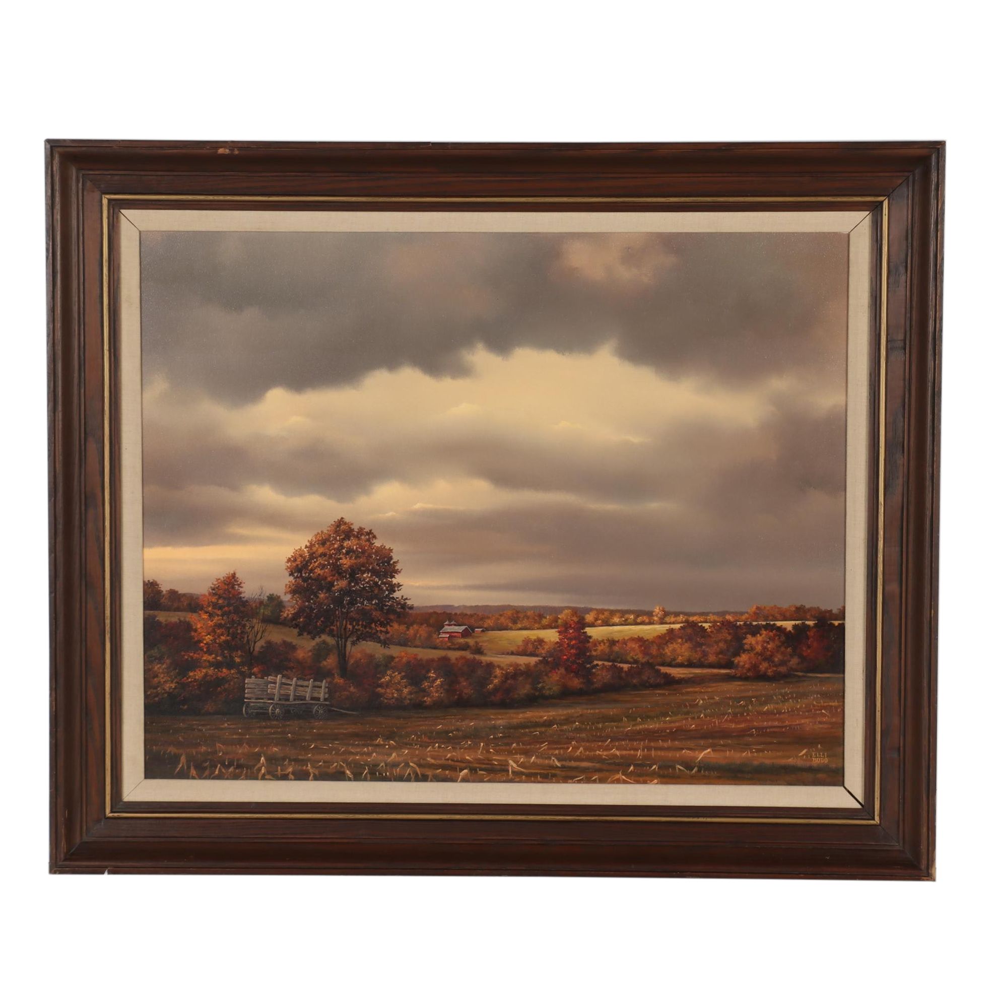 Elli Bodo Oil Painting "The Harvest is In"