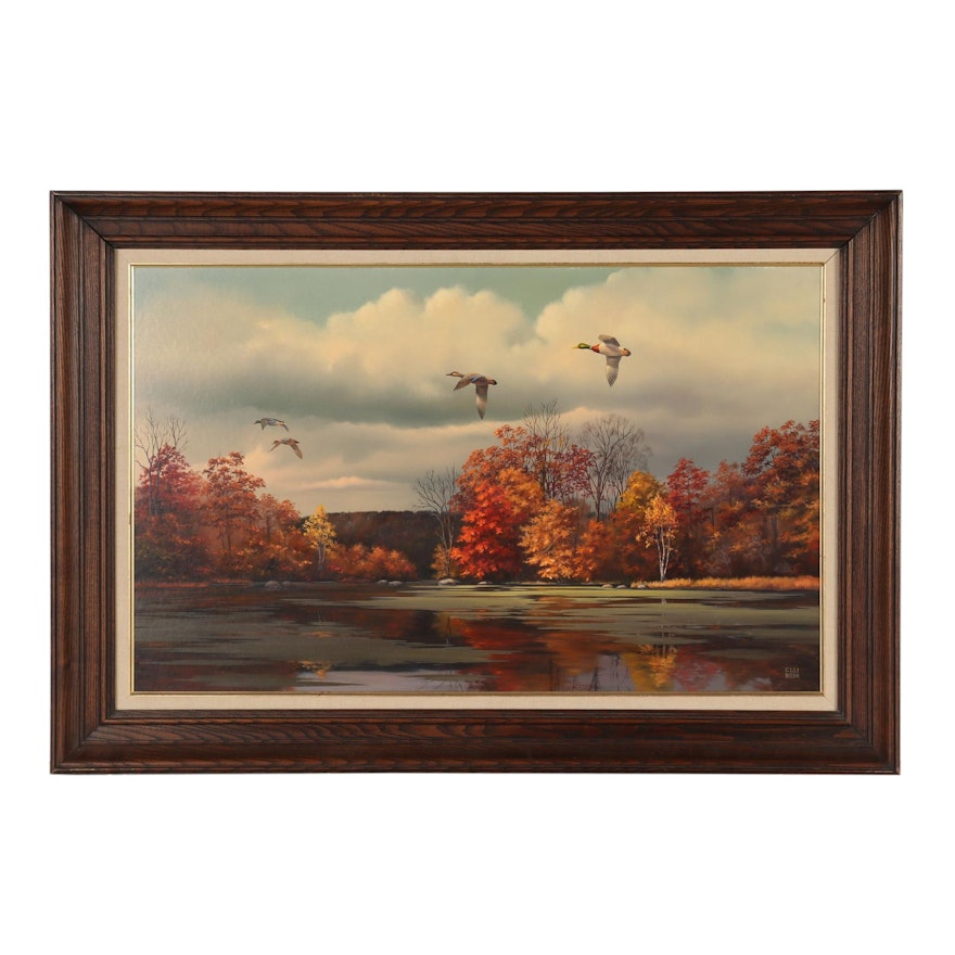 Elli Bodo Oil Painting "Autumn Reflections"